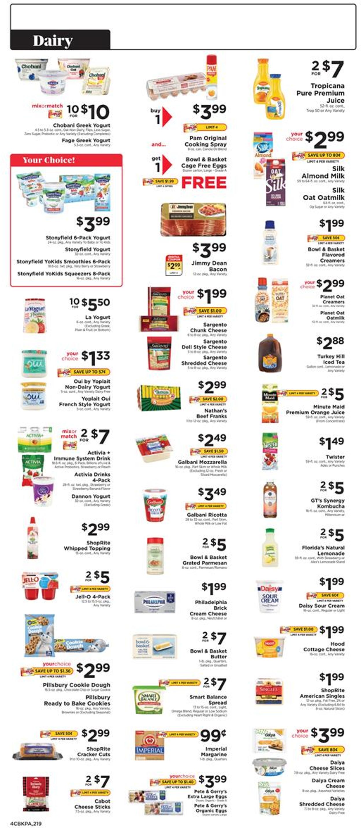 ShopRite Ad from 04/03/2022