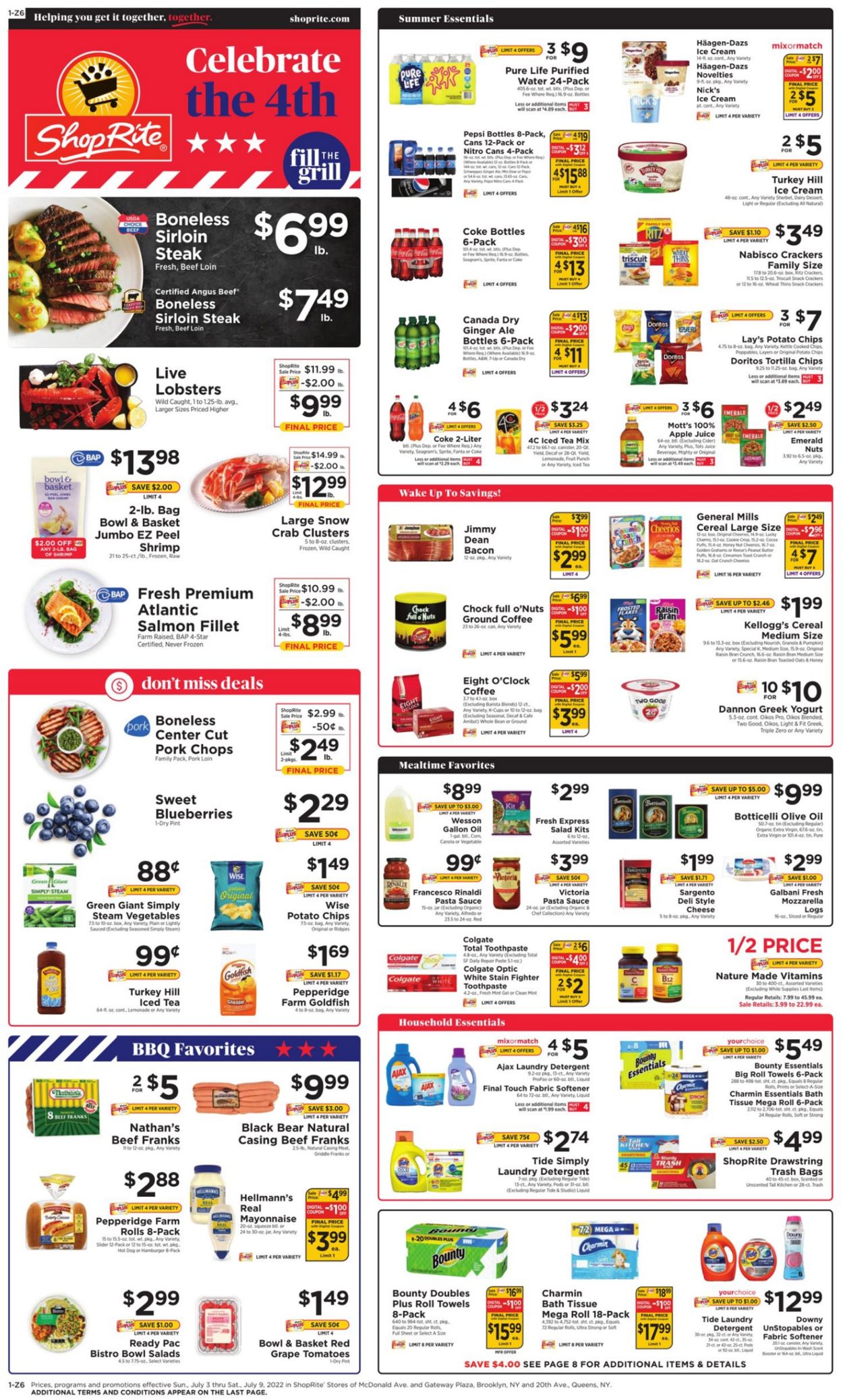 ShopRite Ad from 07/03/2022