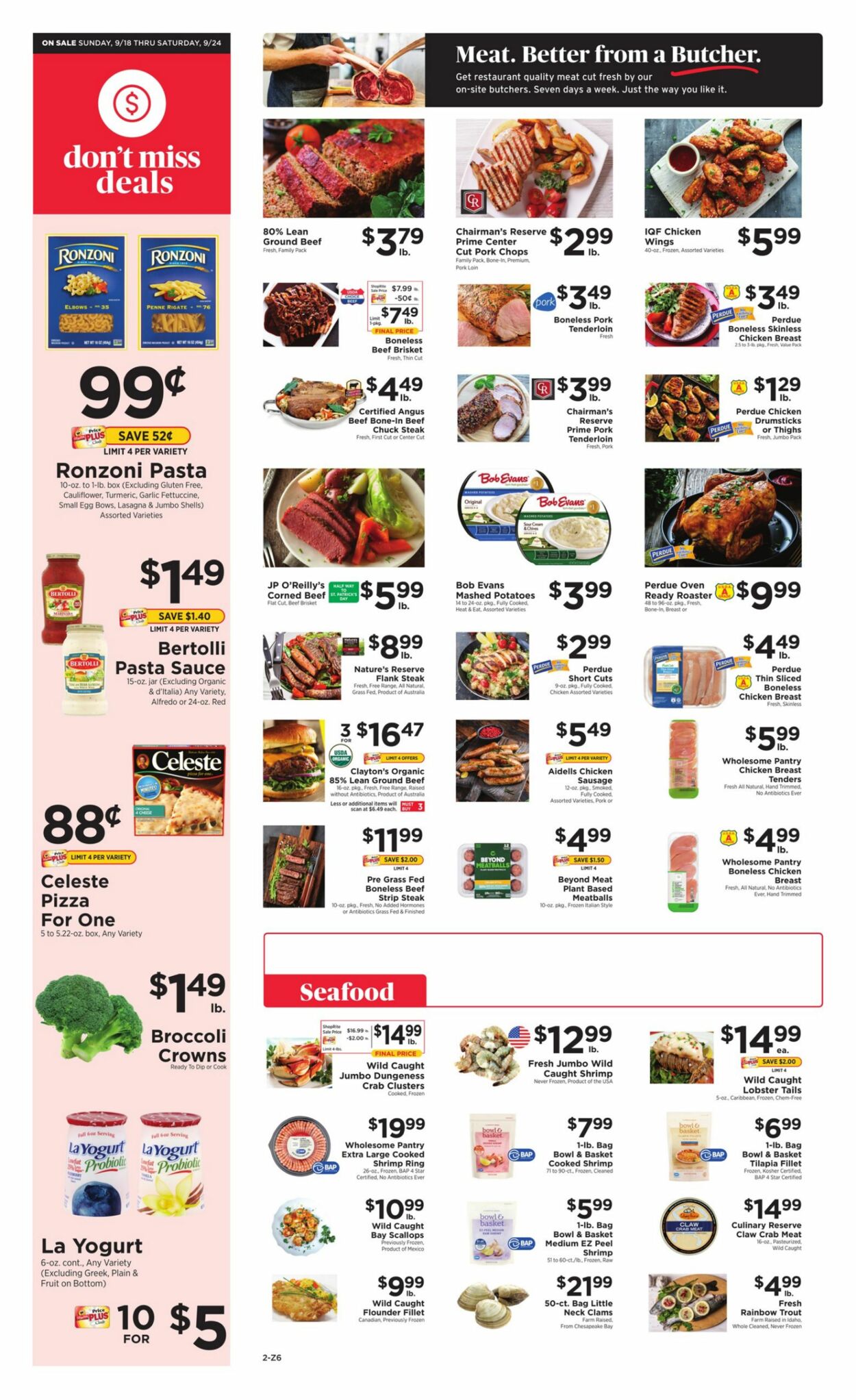 ShopRite Ad from 09/18/2022