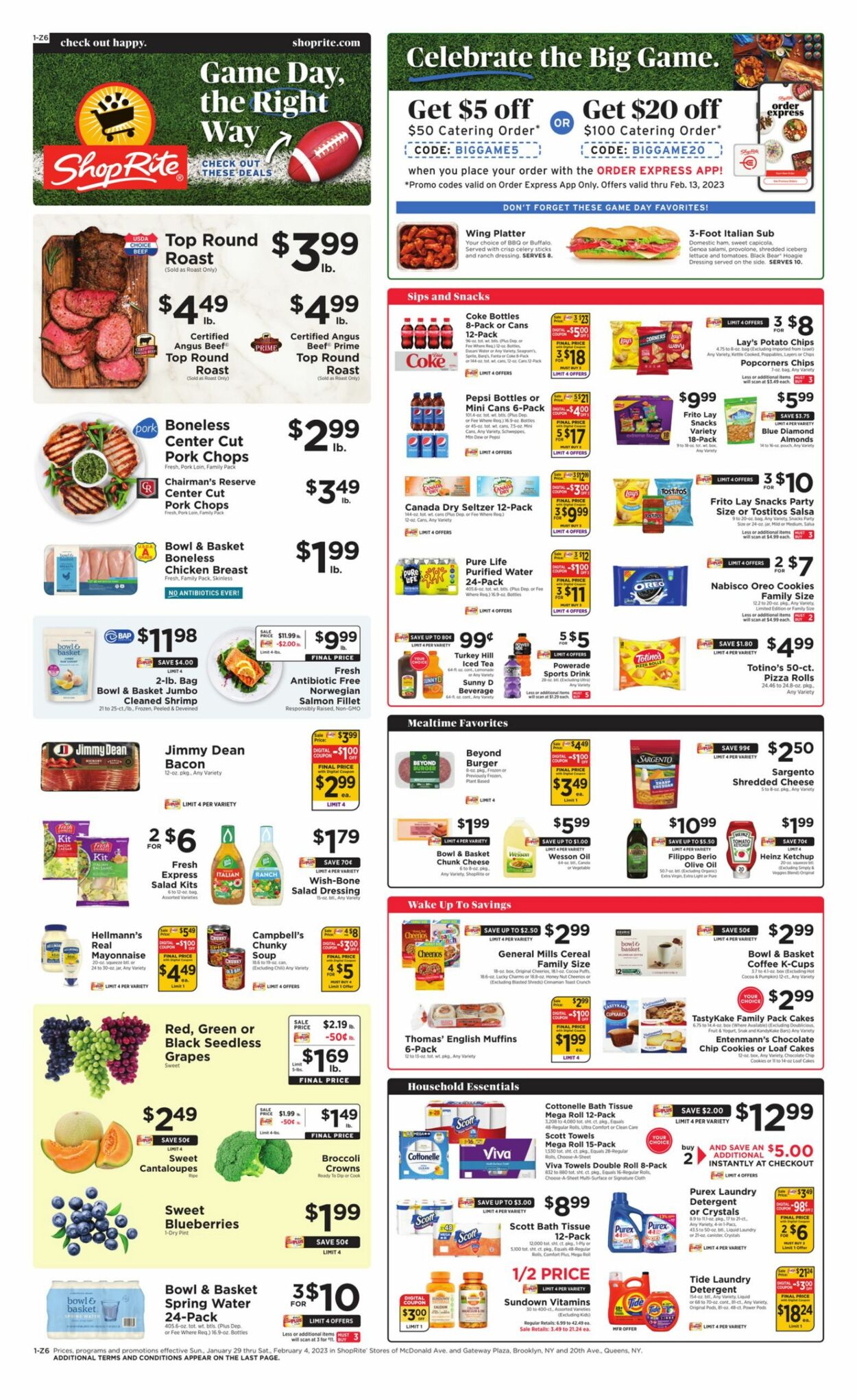 ShopRite Ad from 01/29/2023