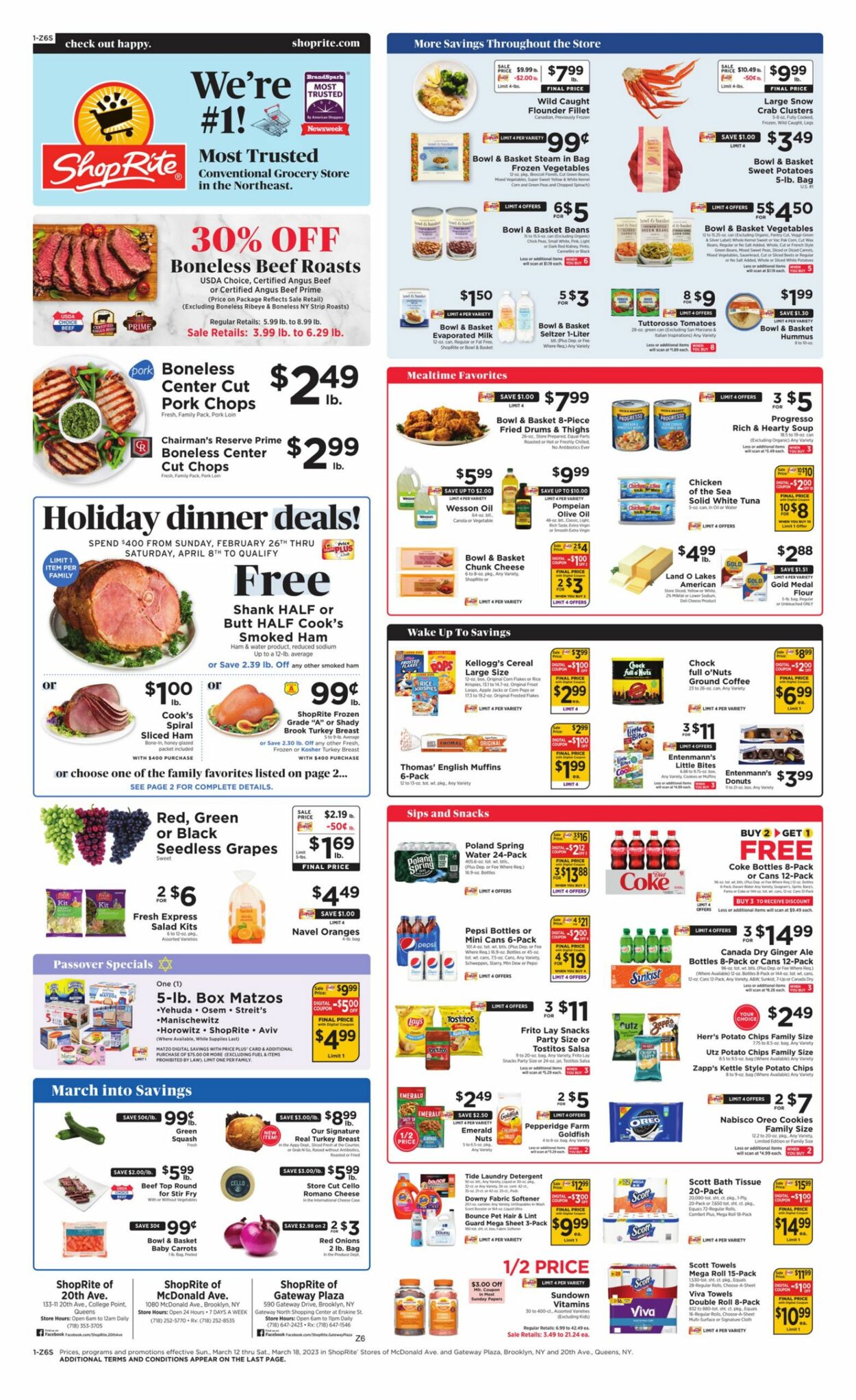 ShopRite Ad from 03/12/2023
