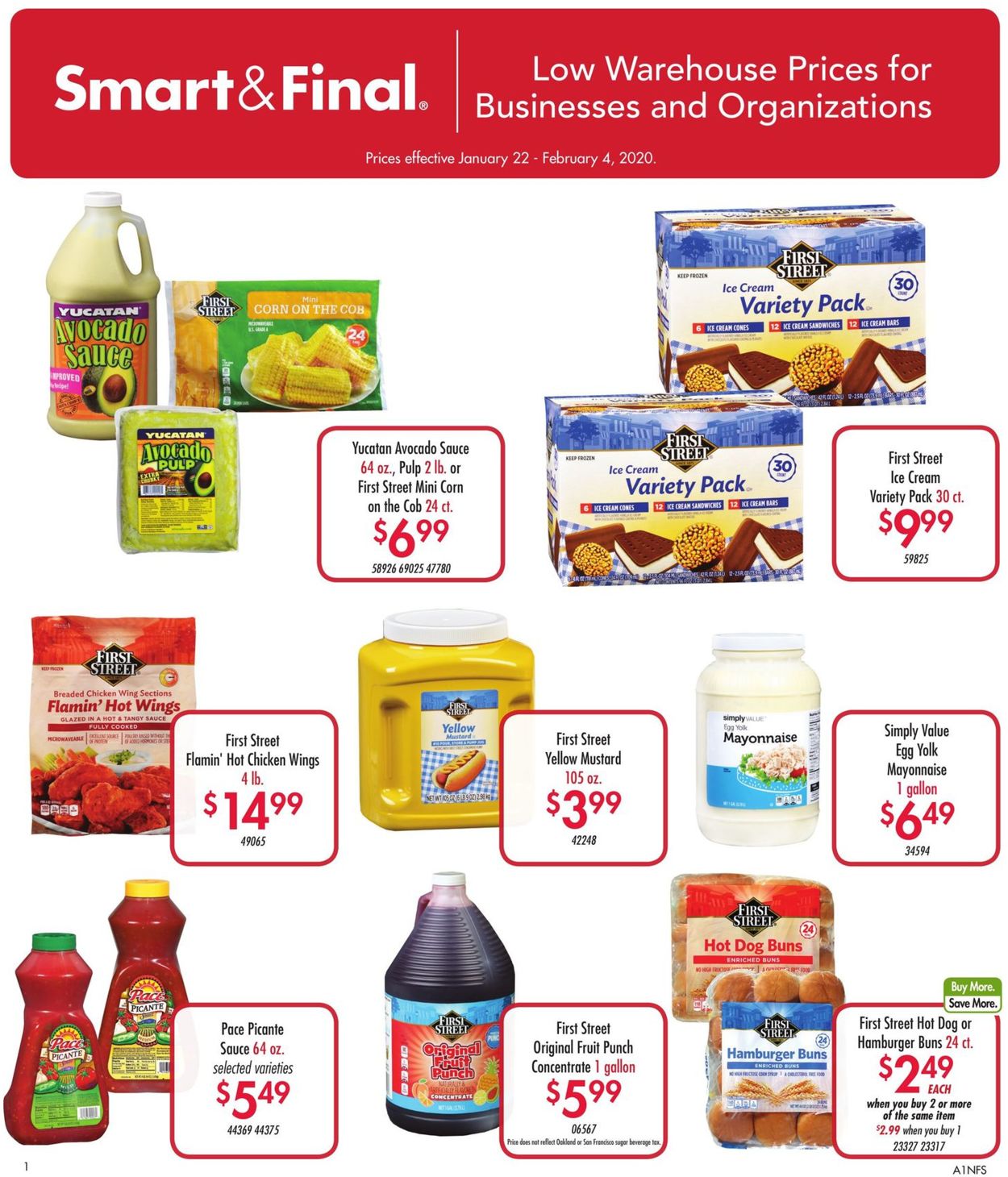 Smart and Final Ad from 01/22/2020