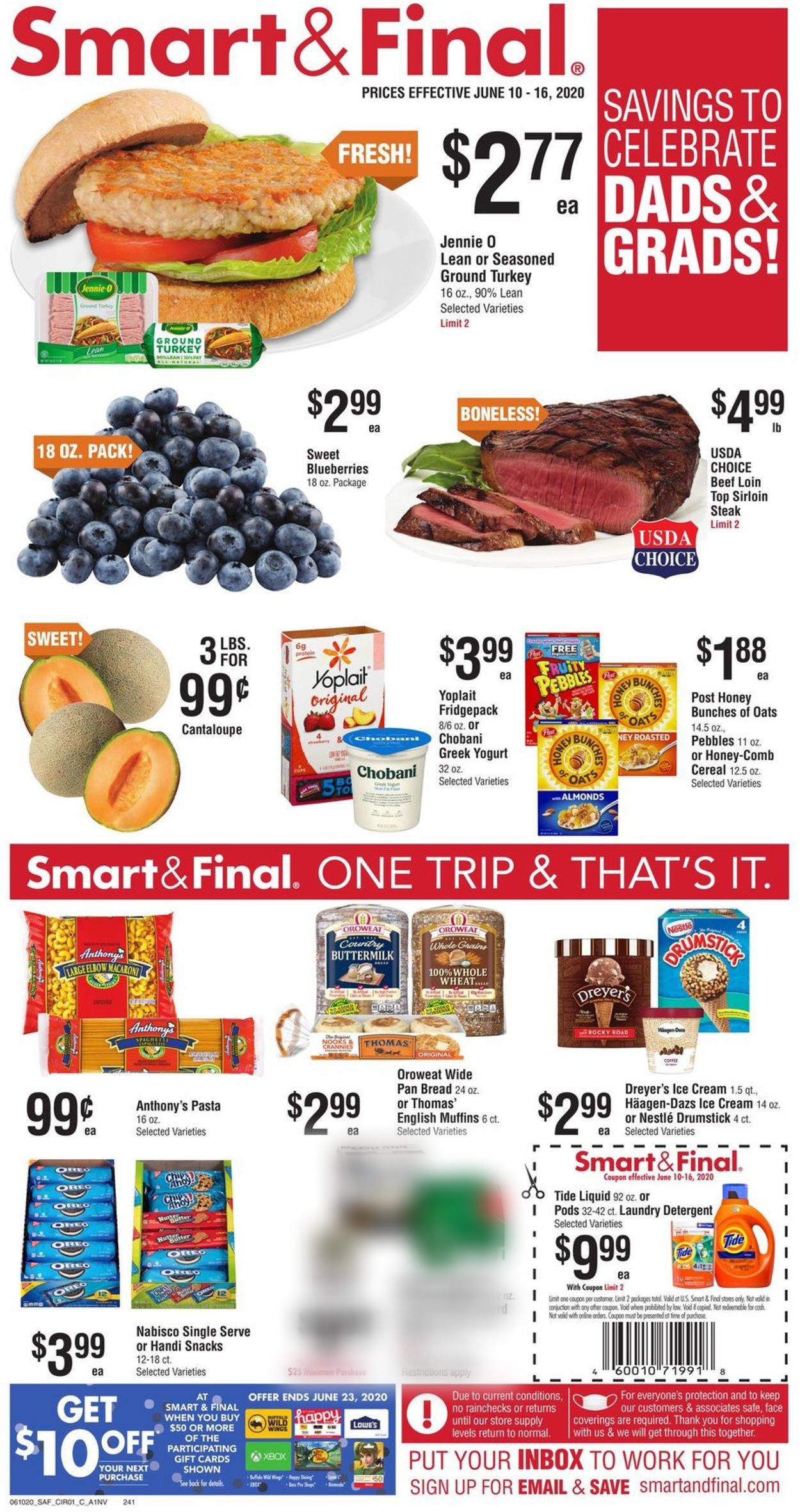 Smart and Final Ad from 06/10/2020
