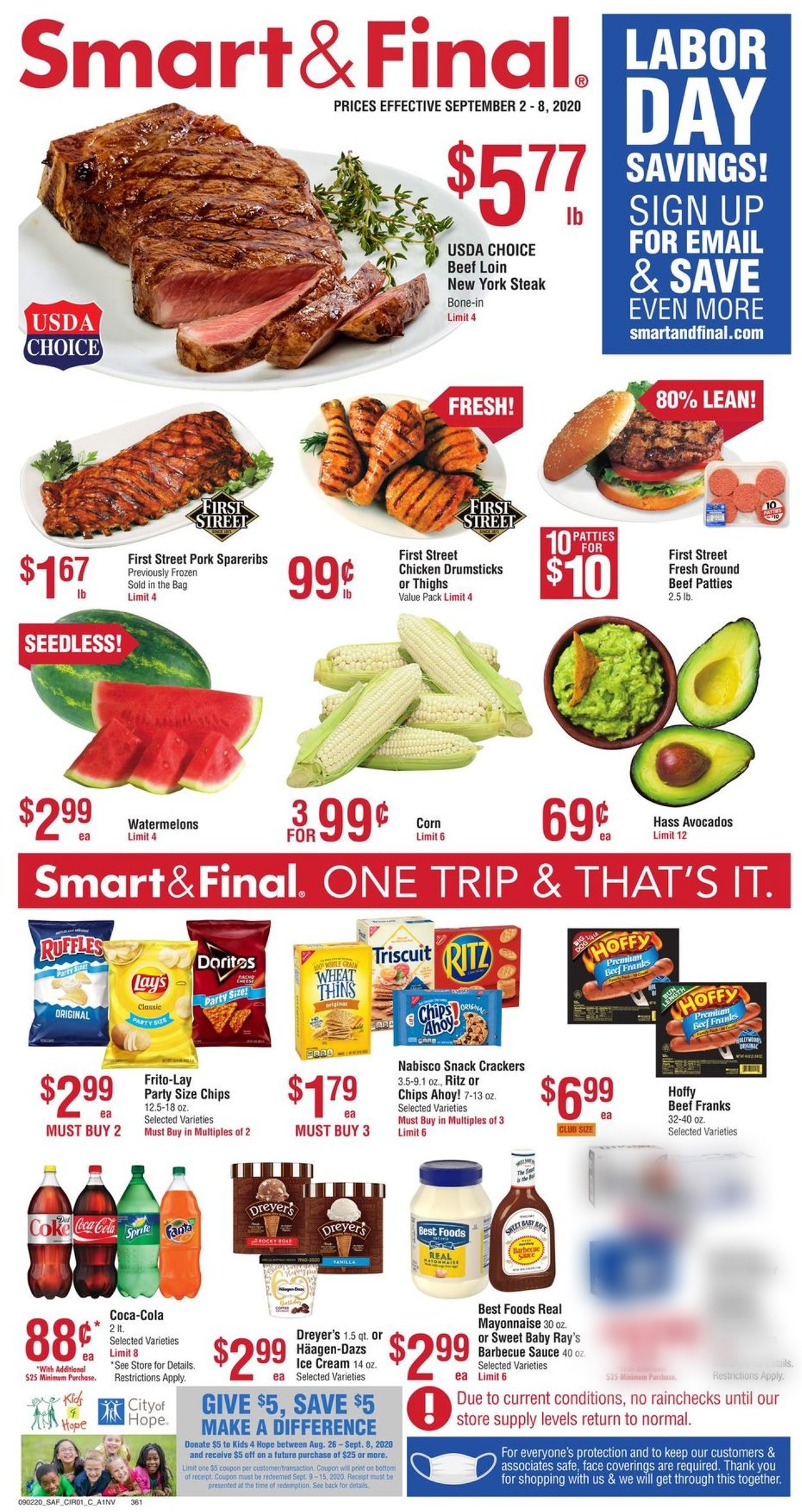 Smart and Final Ad from 09/02/2020