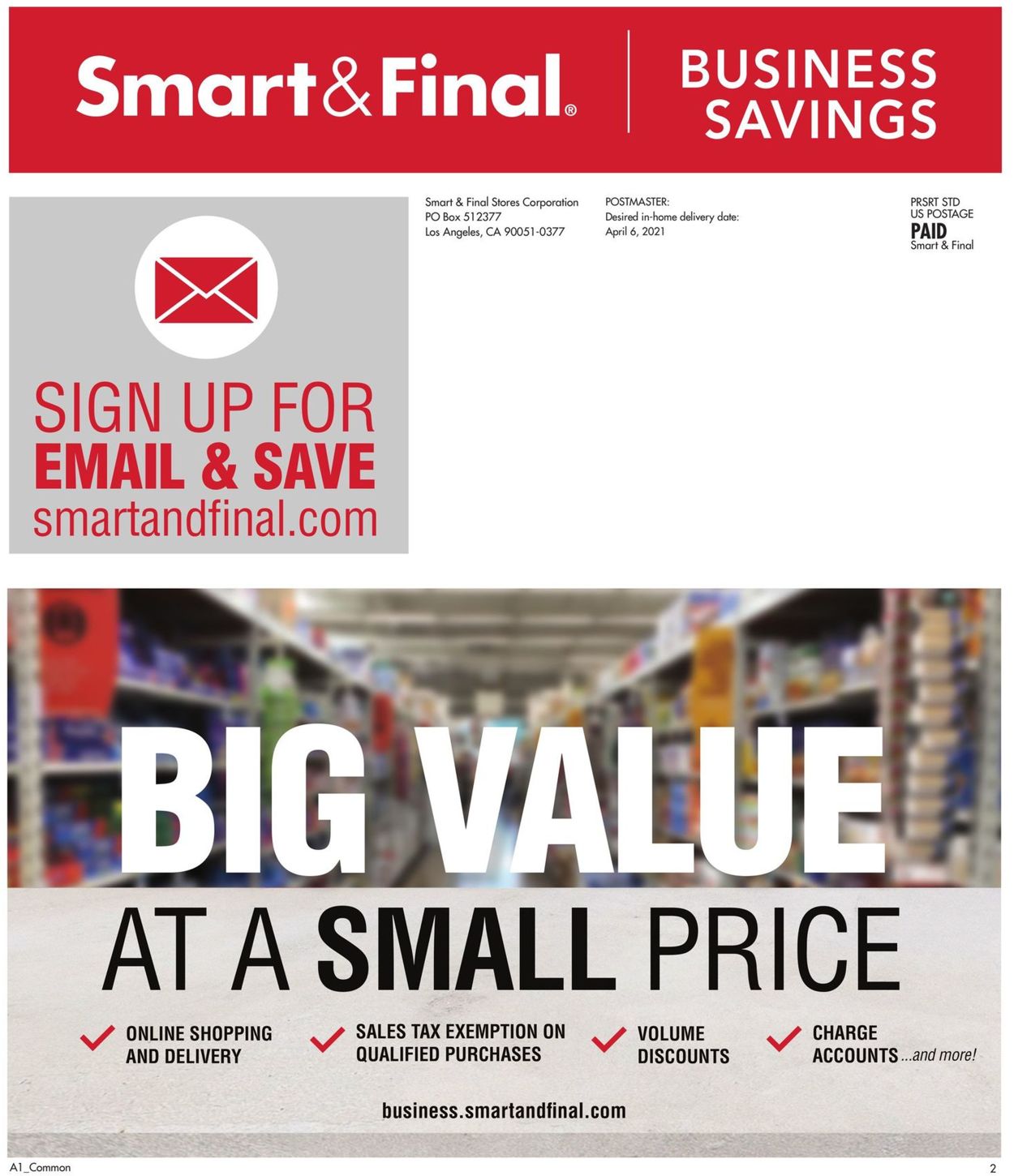 Smart and Final Ad from 04/07/2021