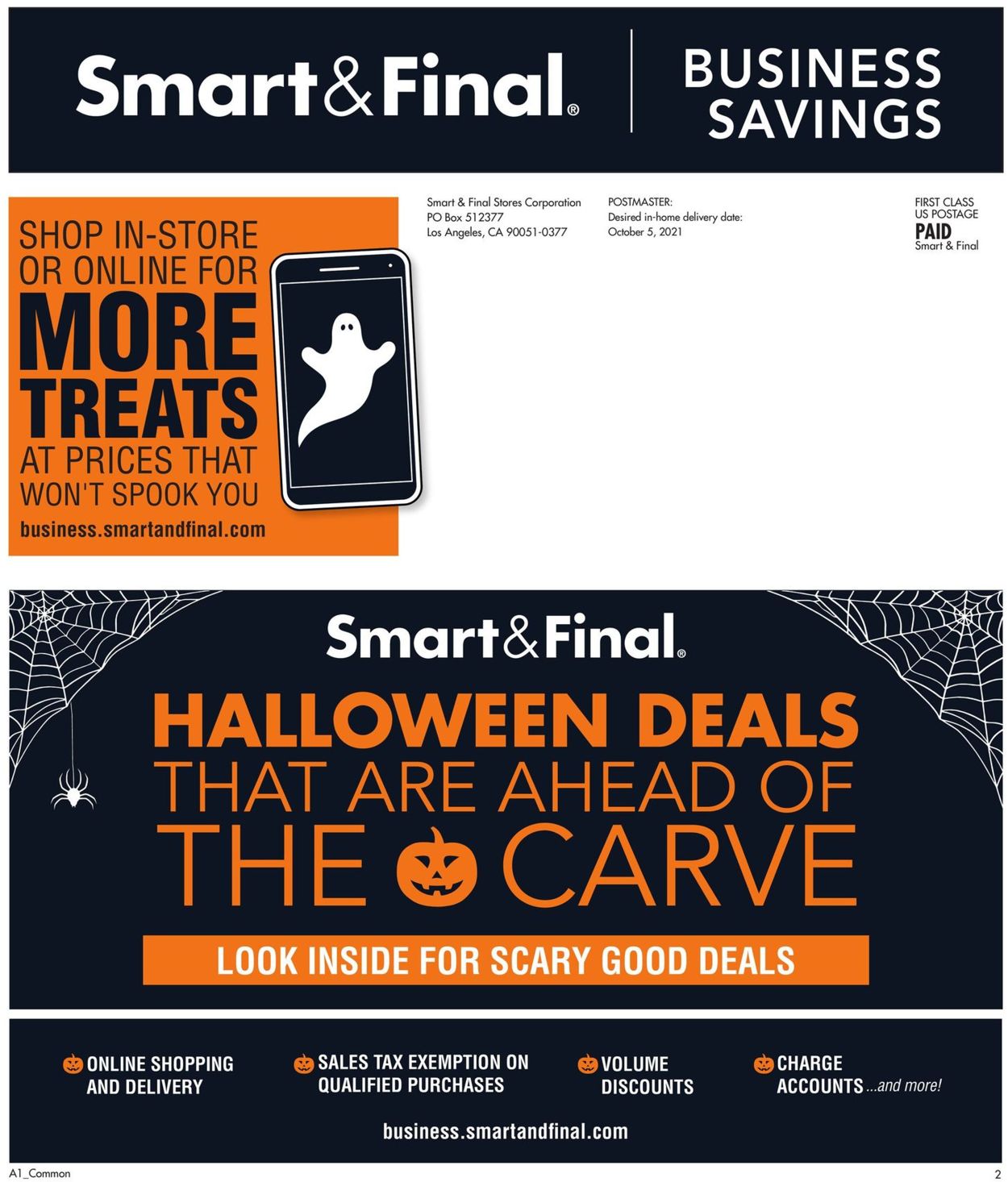 Smart and Final Ad from 10/06/2021