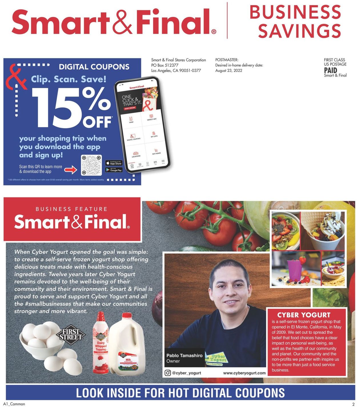 Smart and Final Ad from 08/24/2022