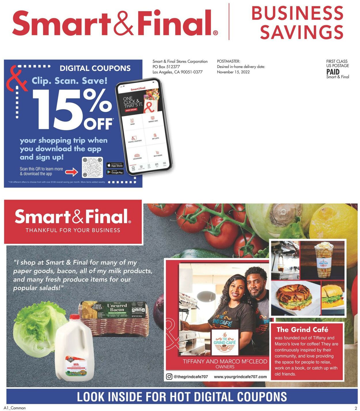 Smart and Final Ad from 11/16/2022