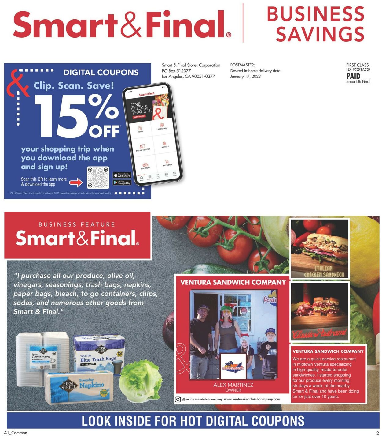 Smart and Final Ad from 01/18/2023
