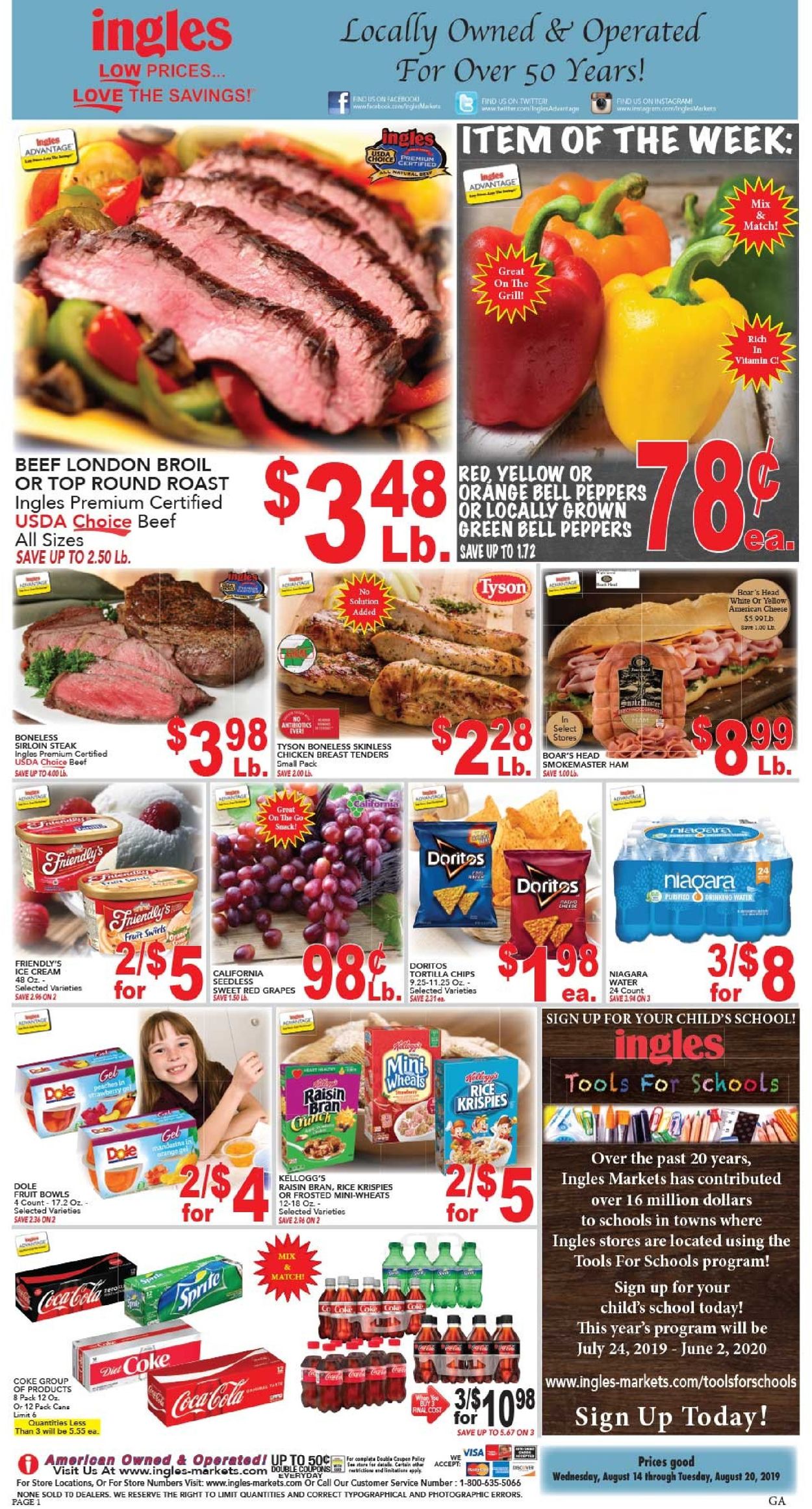 Smith's Ad from 08/14/2019