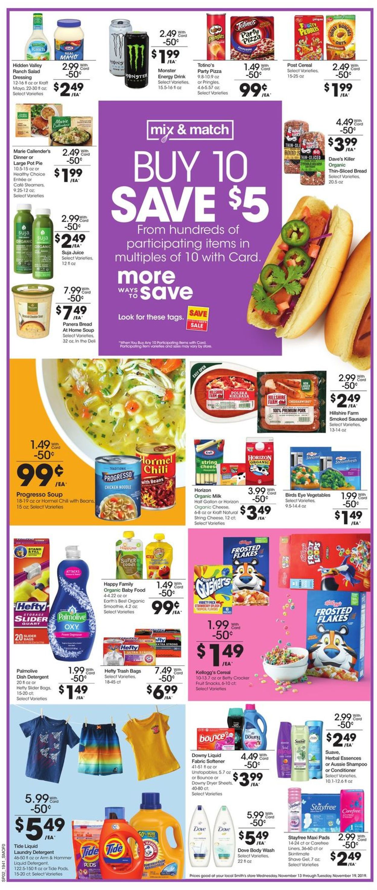 Smith's Ad from 11/13/2019