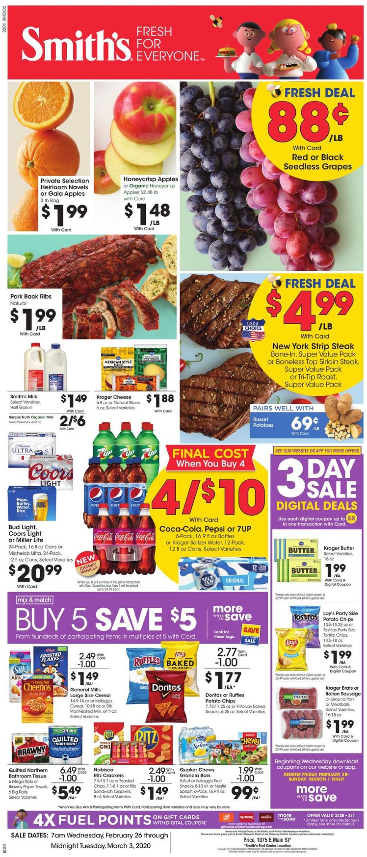 Smith's Ad from 02/26/2020