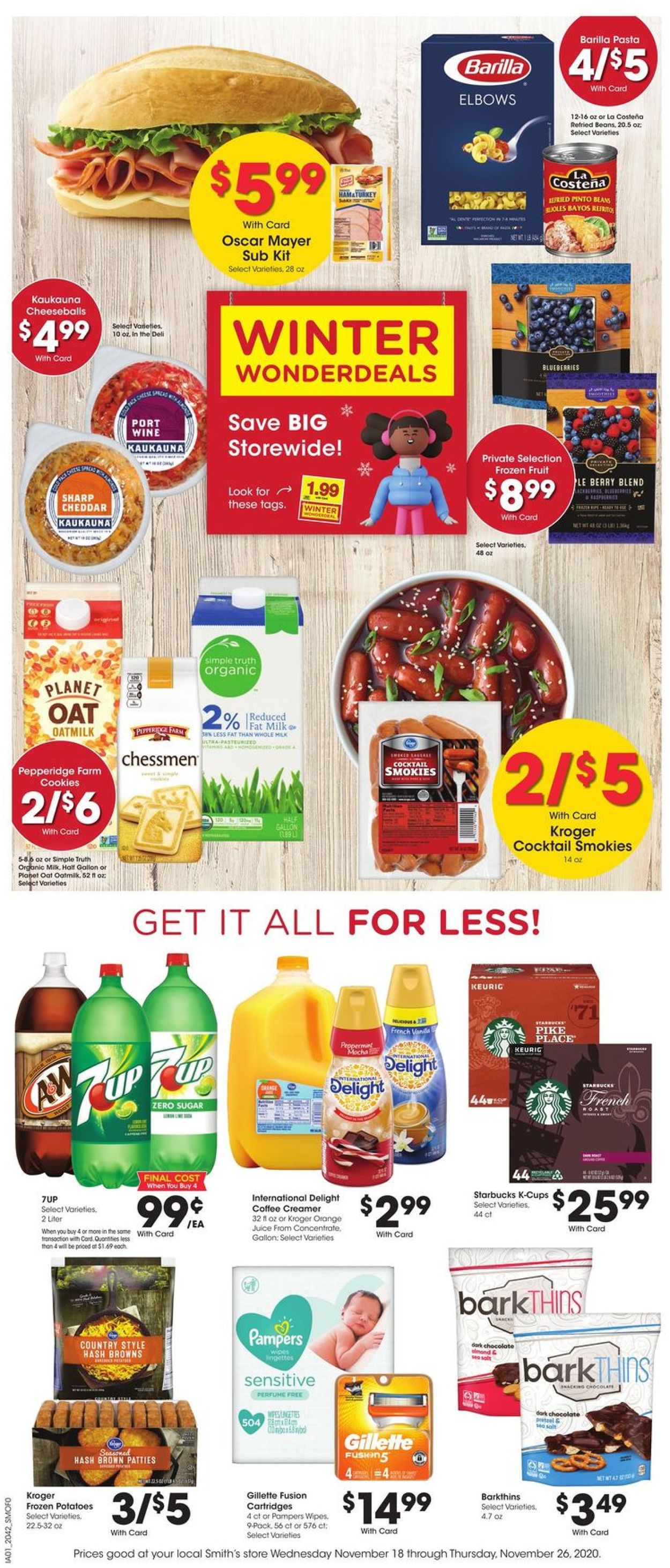 Smith's Ad from 11/18/2020