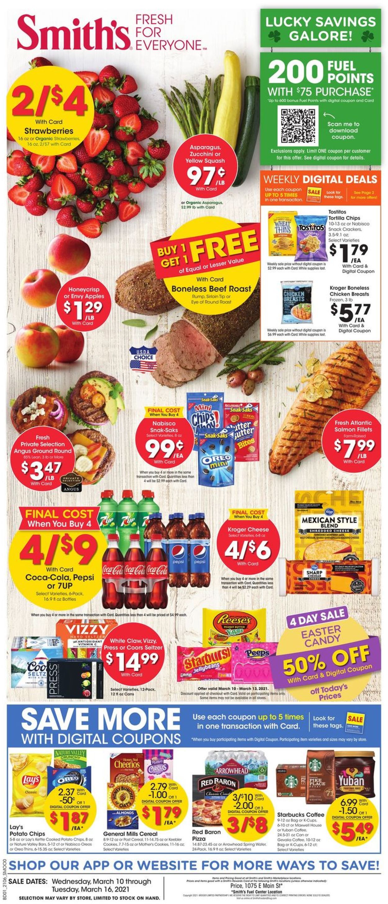 Smith's Ad from 03/10/2021