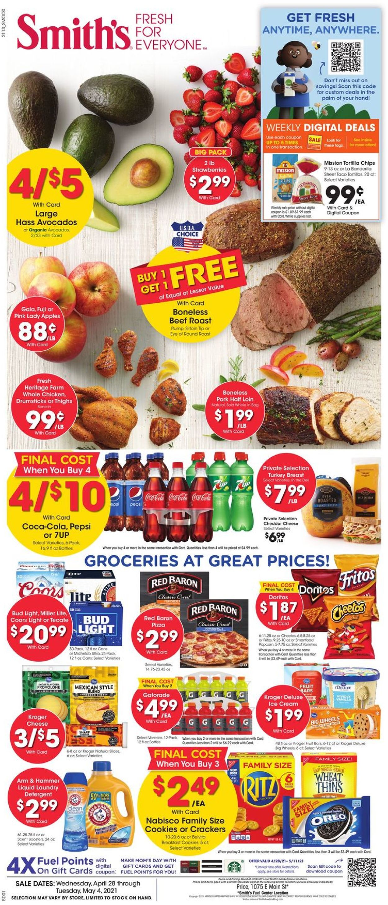 Smith's Ad from 04/28/2021