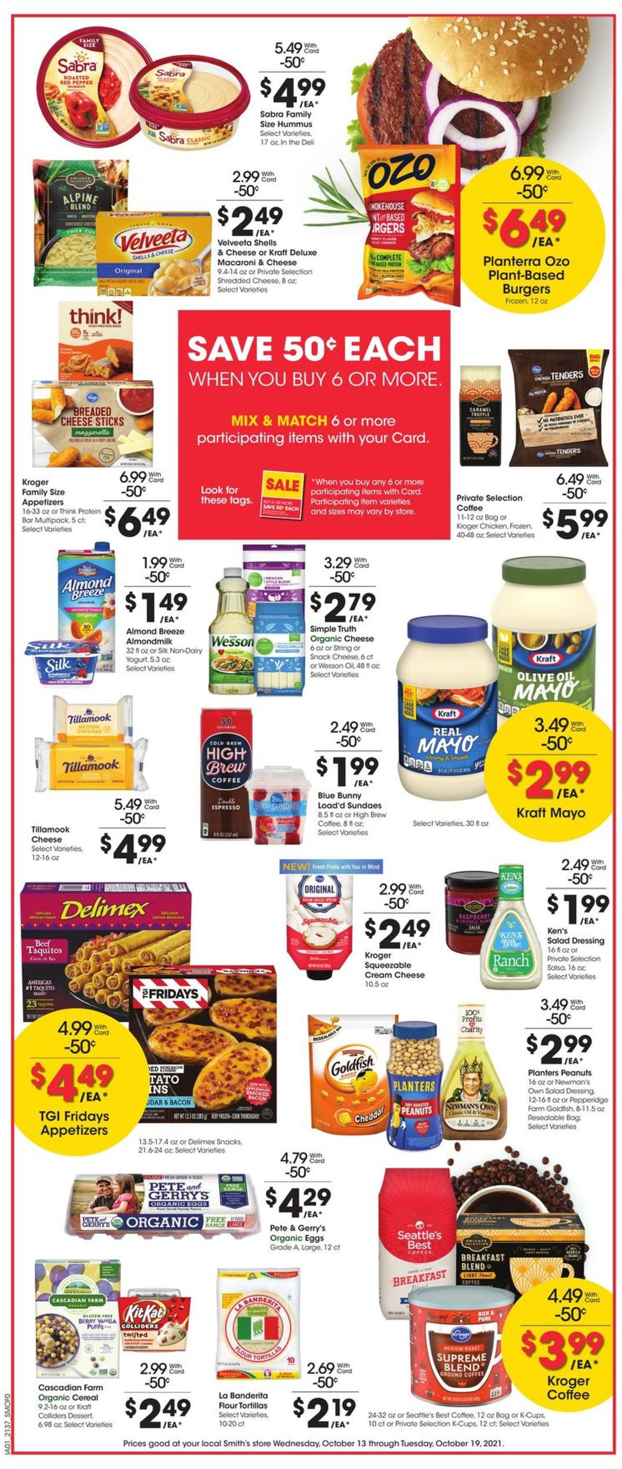 Smith's Ad from 10/13/2021