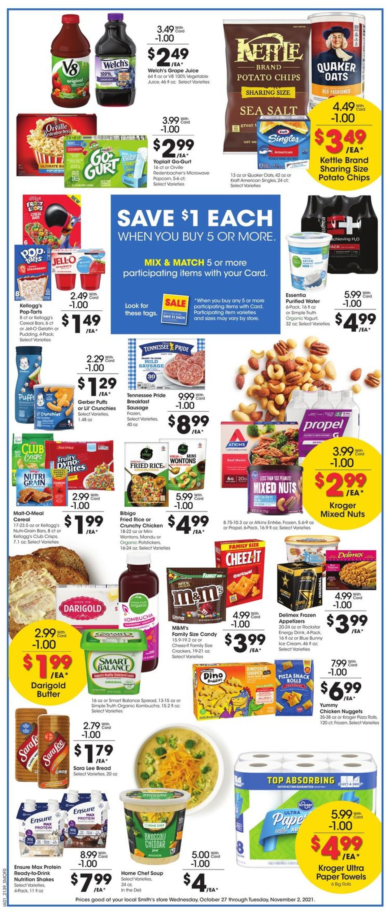 Smith's Ad from 10/27/2021