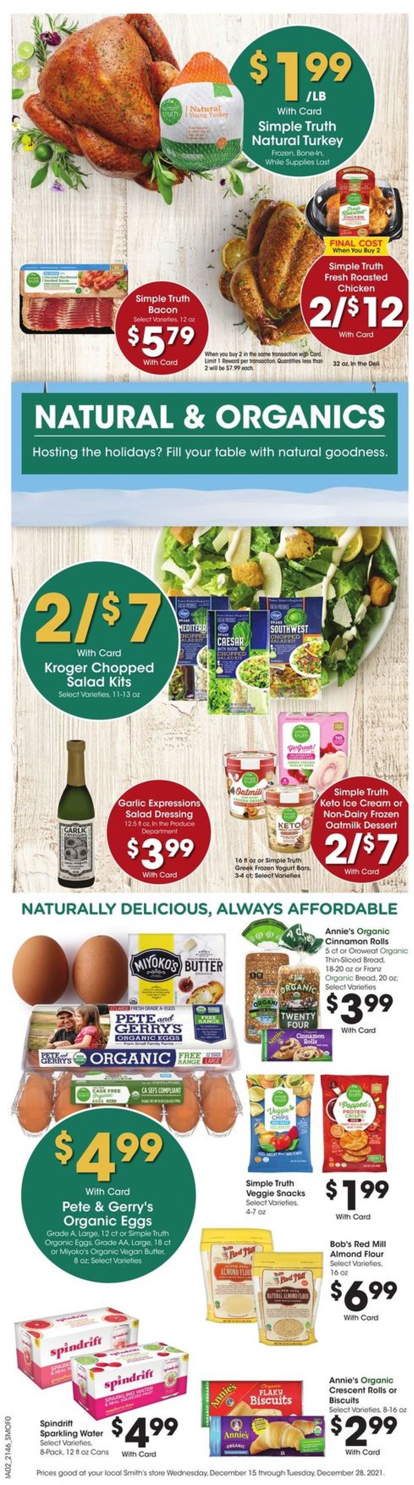 Smith's Ad from 12/15/2021