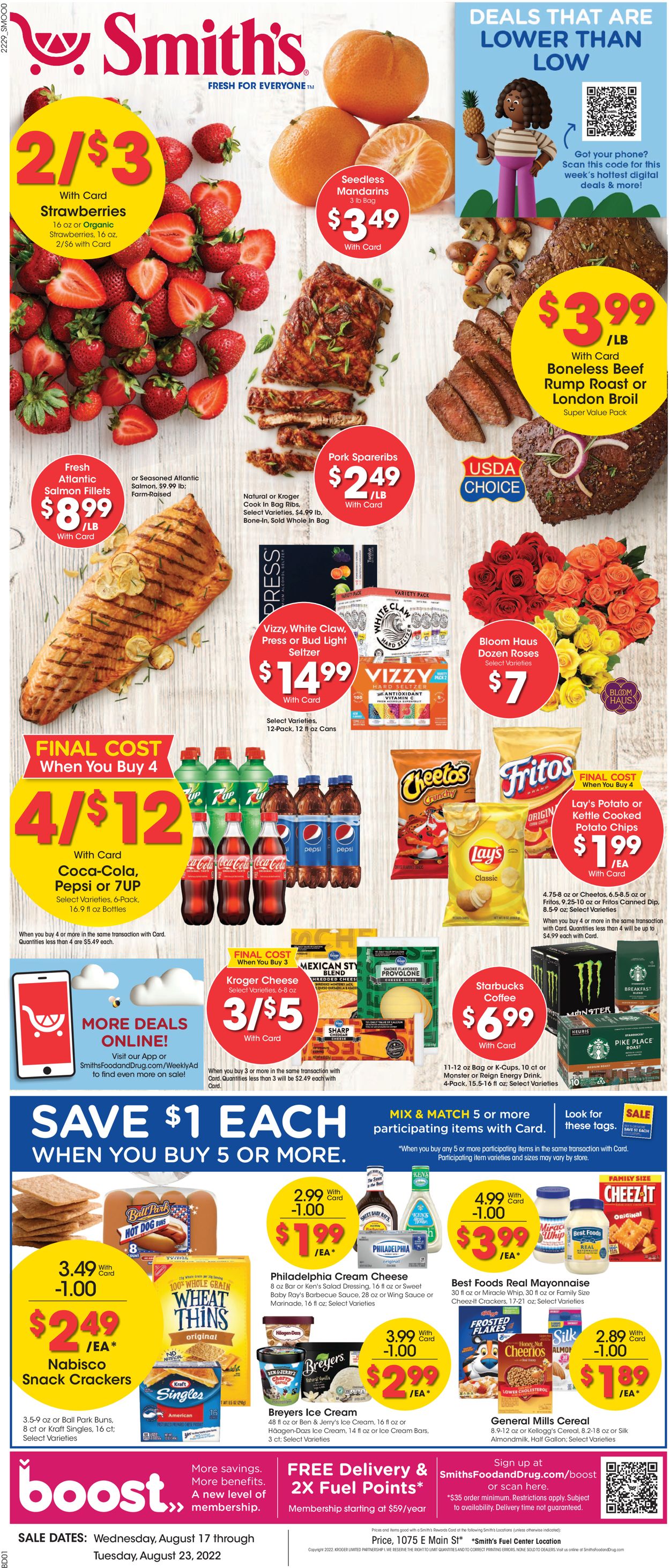 Smith's Ad from 08/17/2022