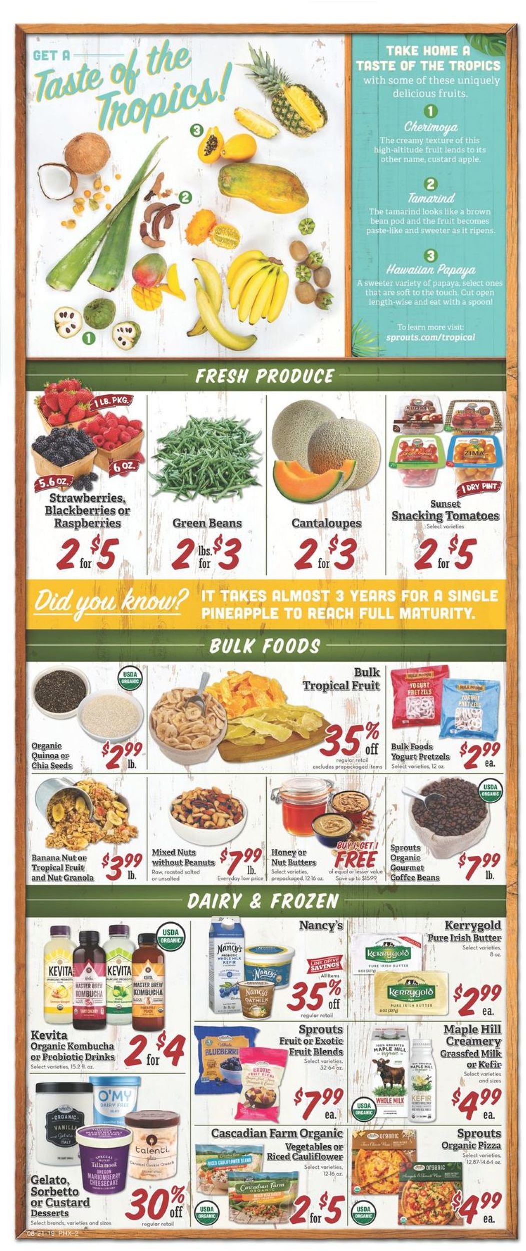 Sprouts Ad from 08/21/2019