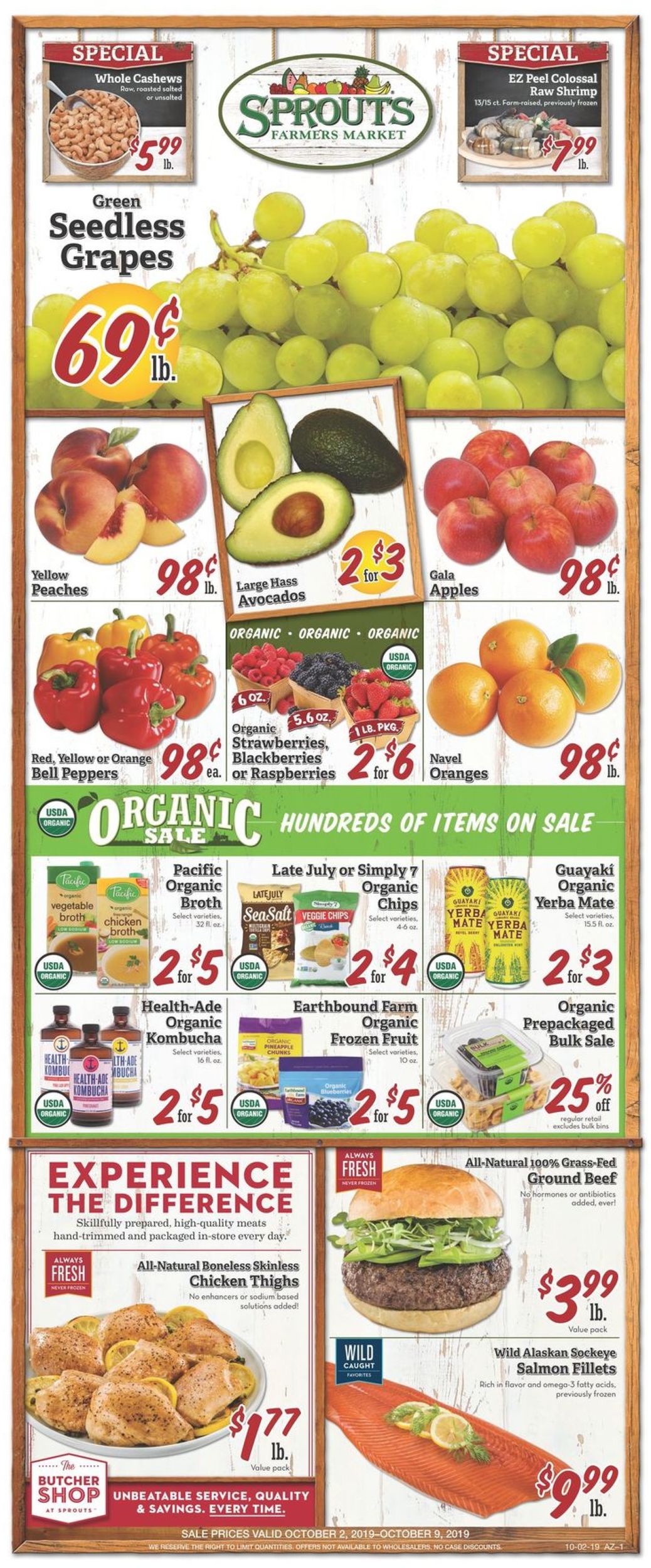 Sprouts Ad from 10/02/2019