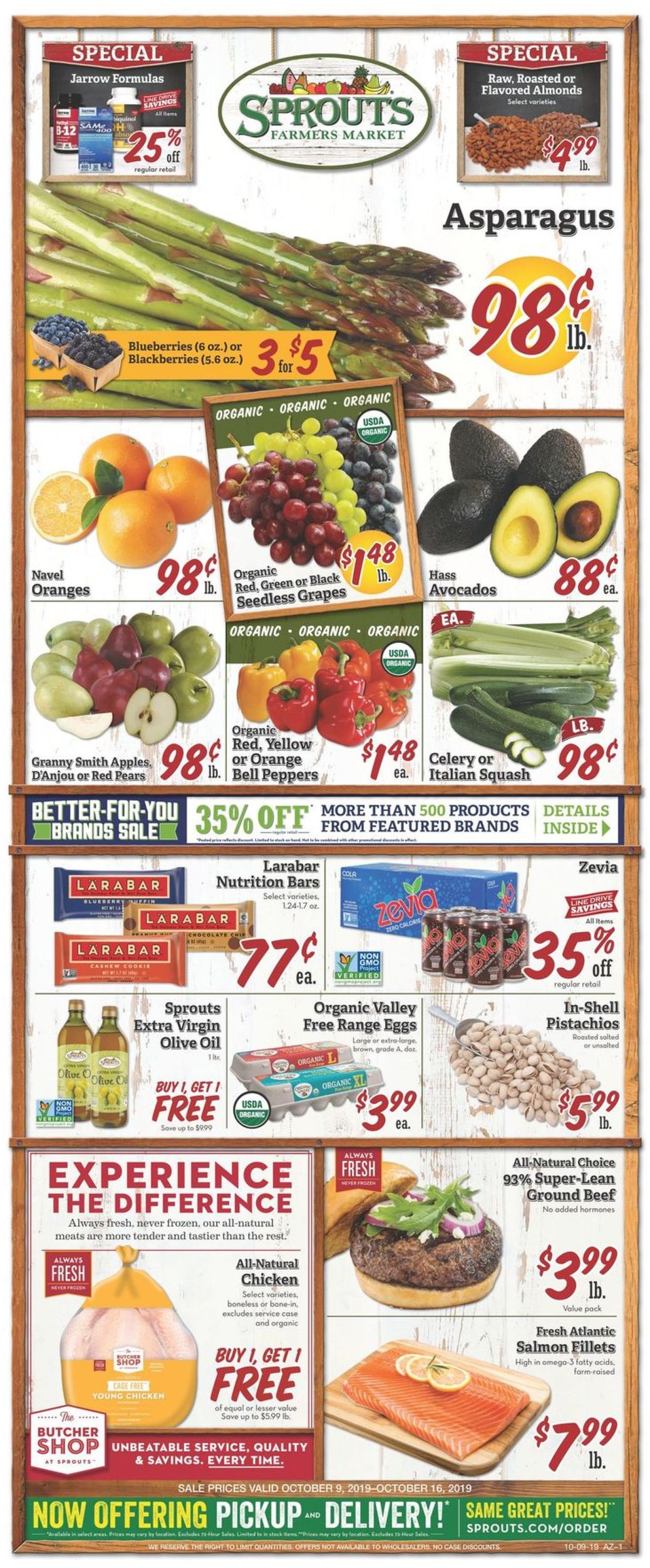 Sprouts Ad from 10/09/2019