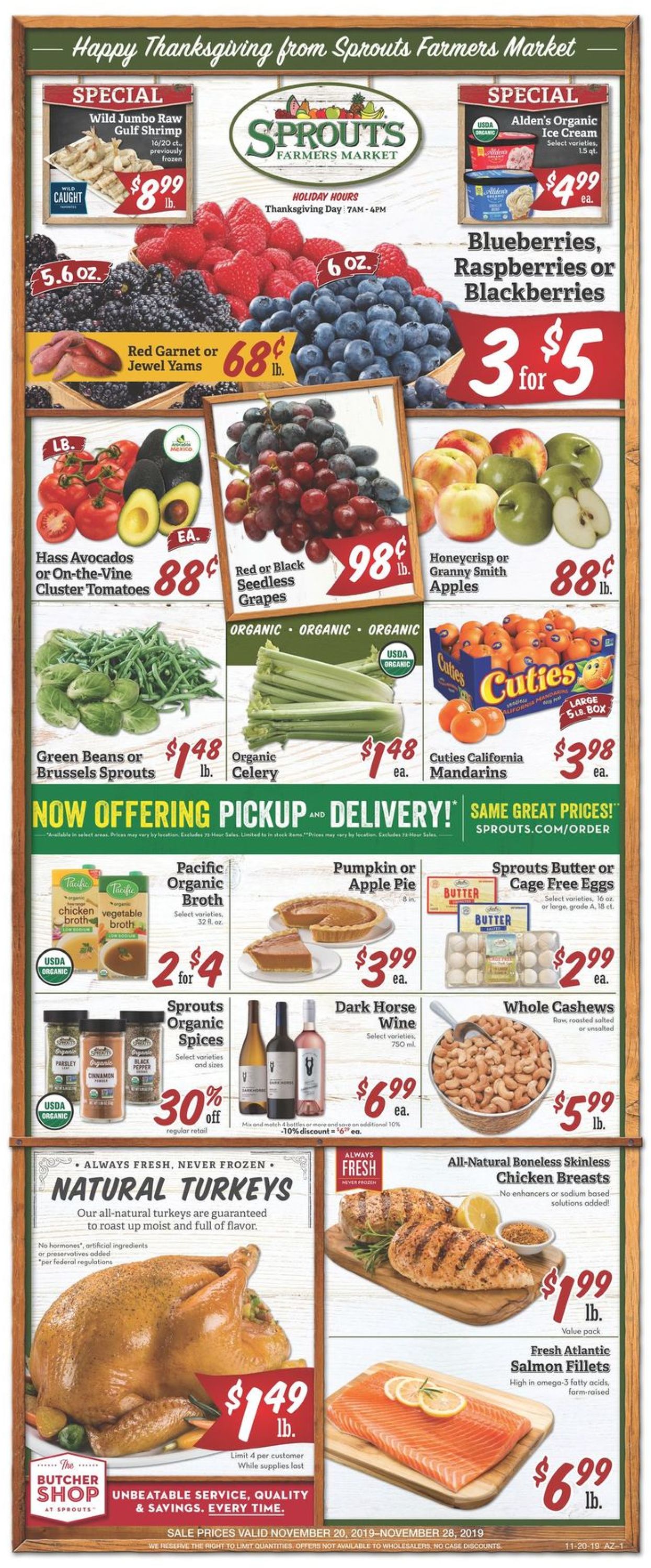 Sprouts Ad from 11/20/2019
