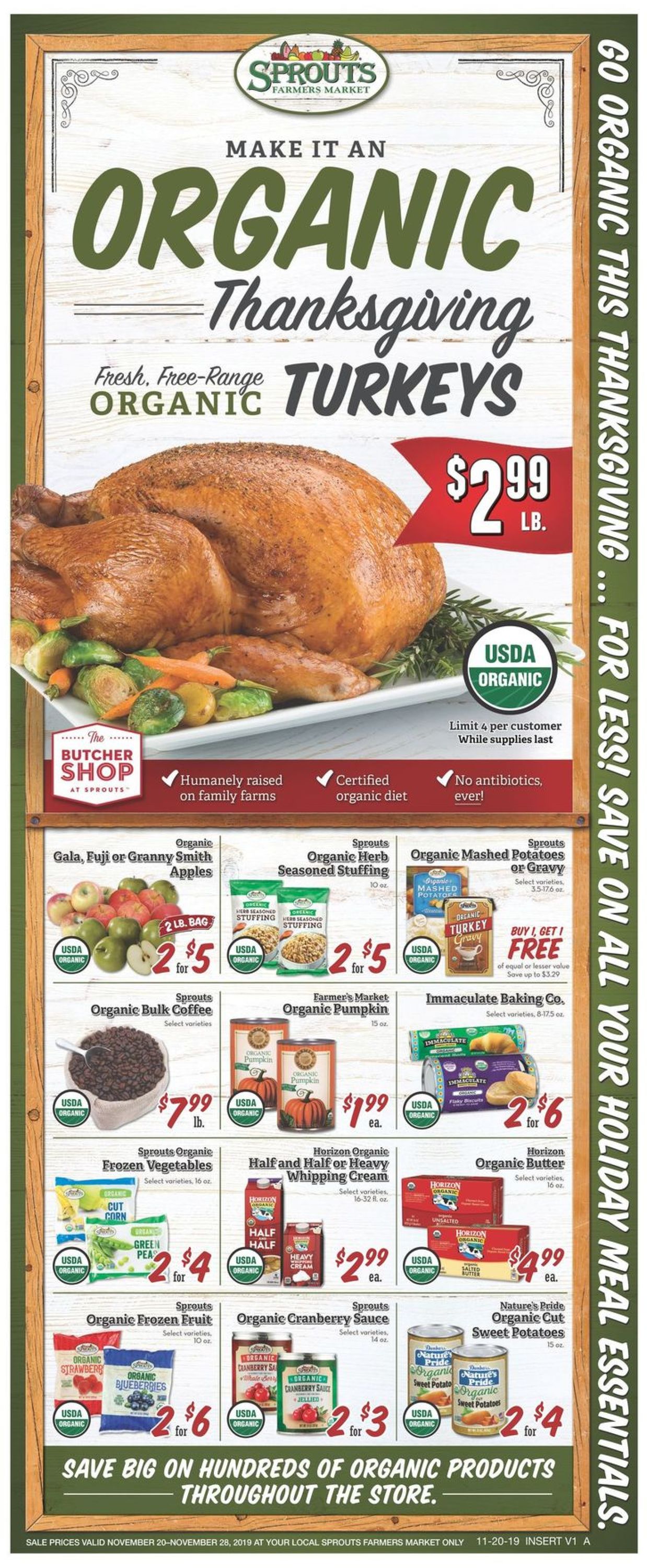 Sprouts Ad from 11/20/2019