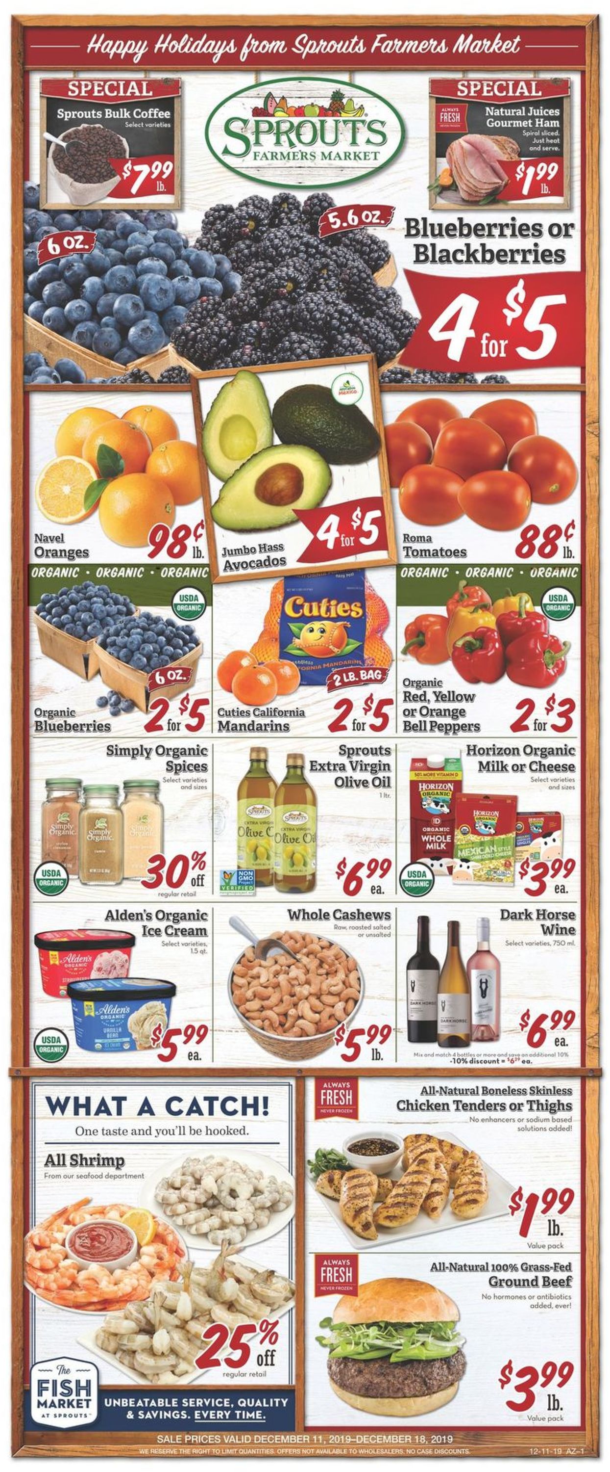 Sprouts Ad from 12/11/2019