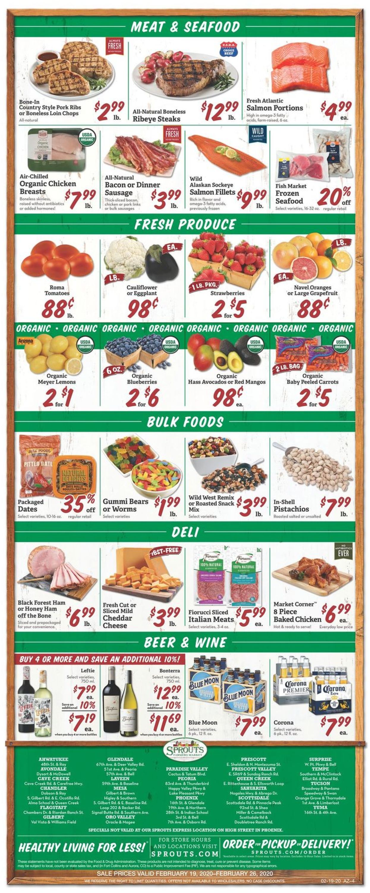 Sprouts Ad from 02/19/2020