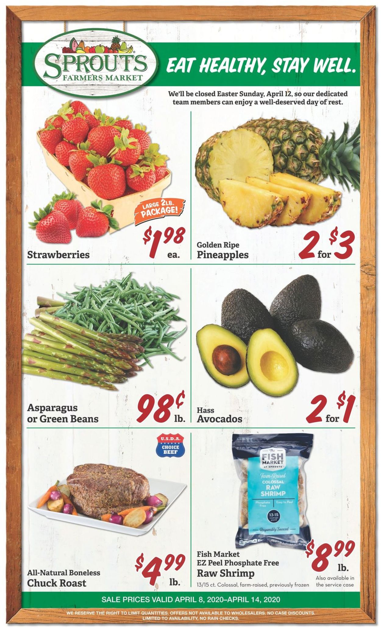 Sprouts Ad from 04/08/2020