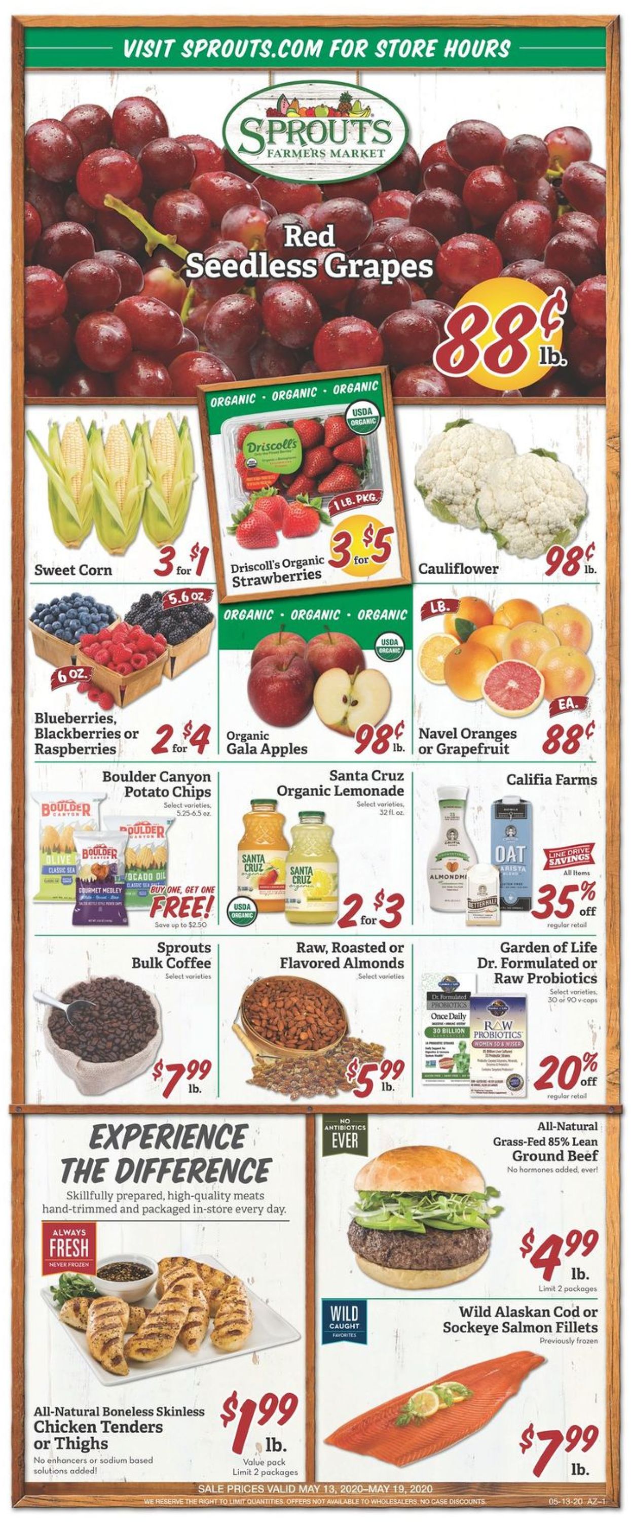 Sprouts Ad from 05/13/2020