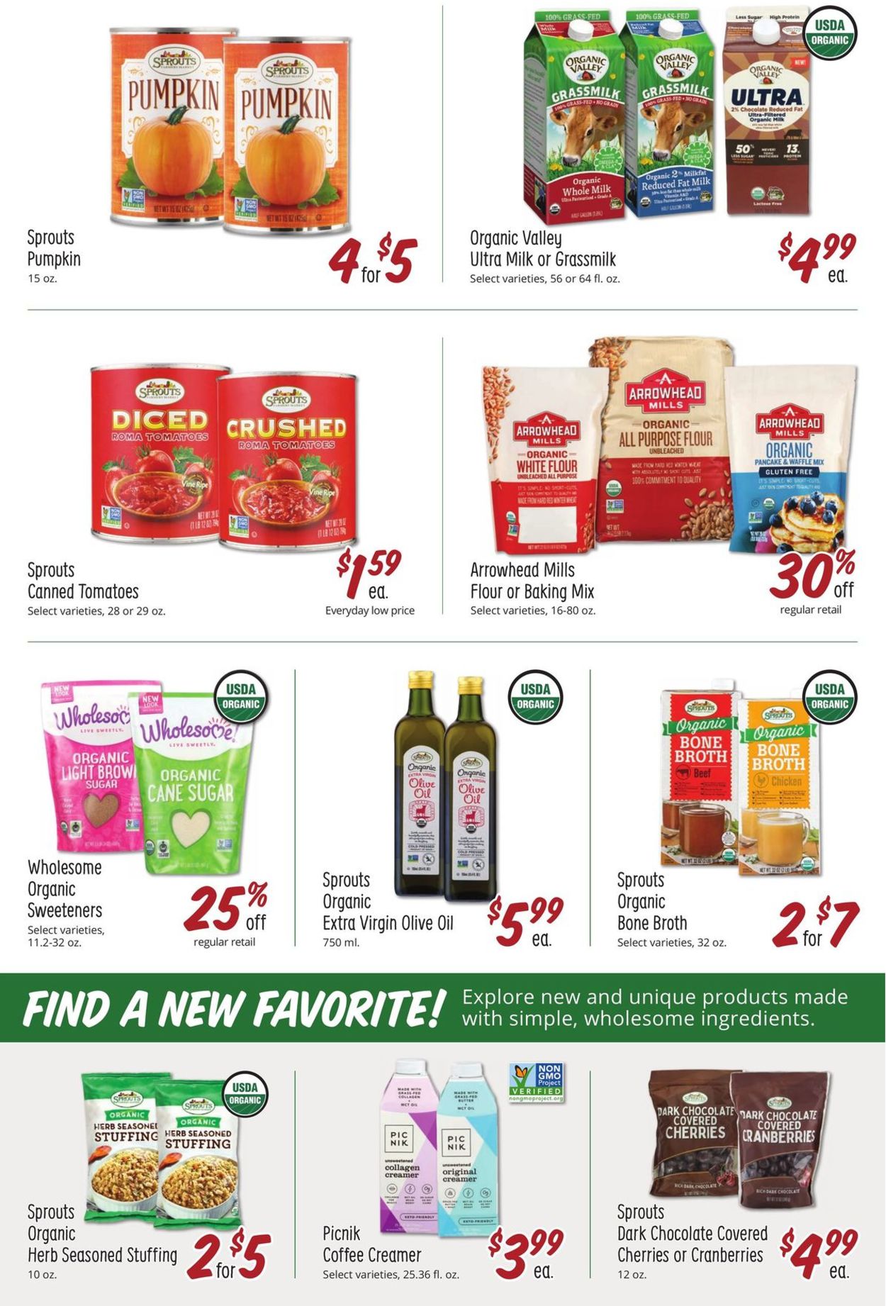 Sprouts Ad from 11/11/2020