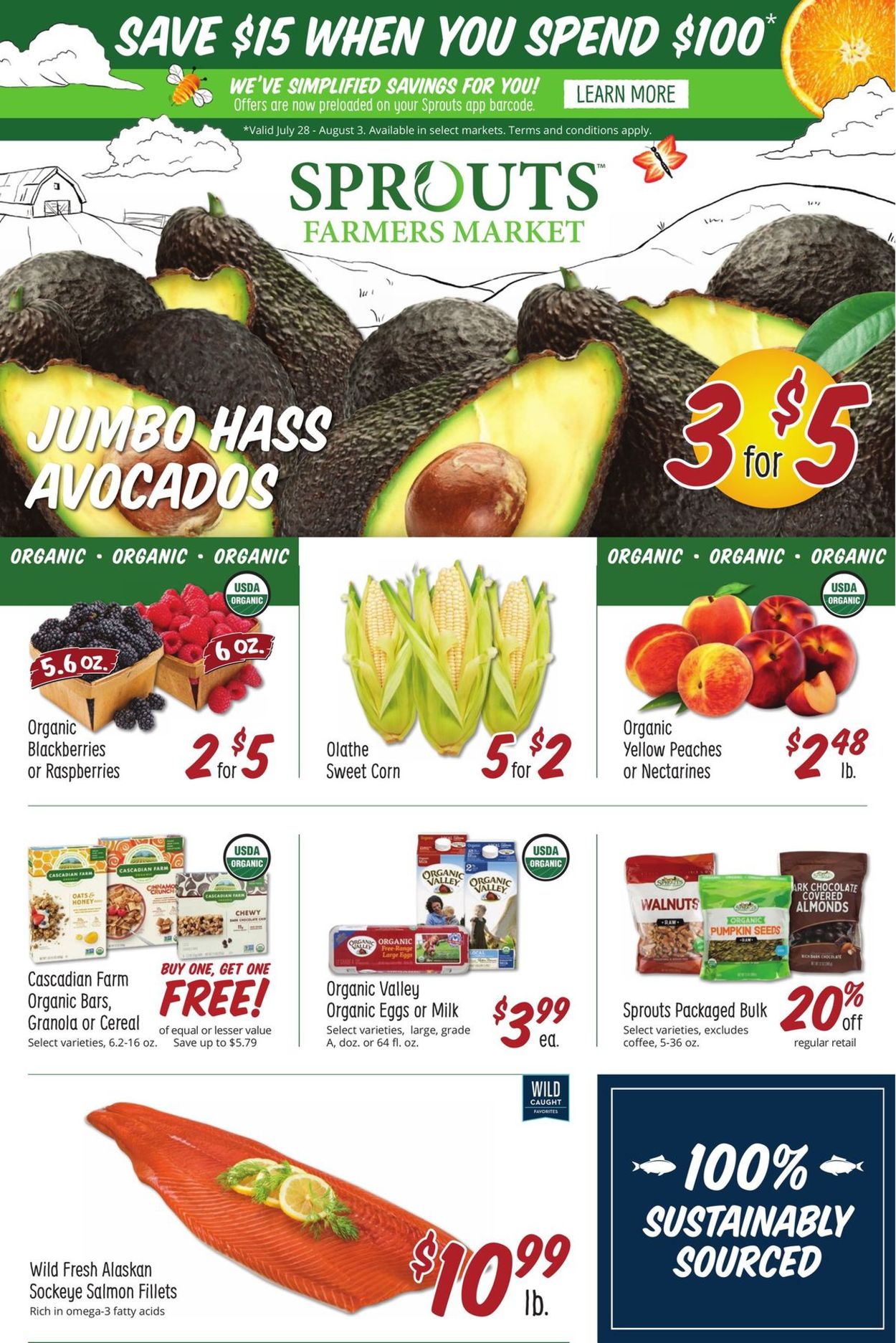 Sprouts Ad from 07/28/2021