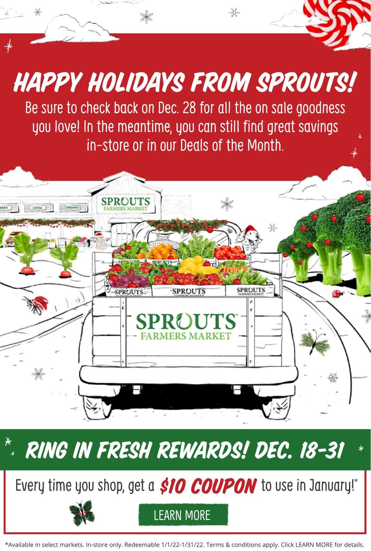 Sprouts Ad from 12/25/2021