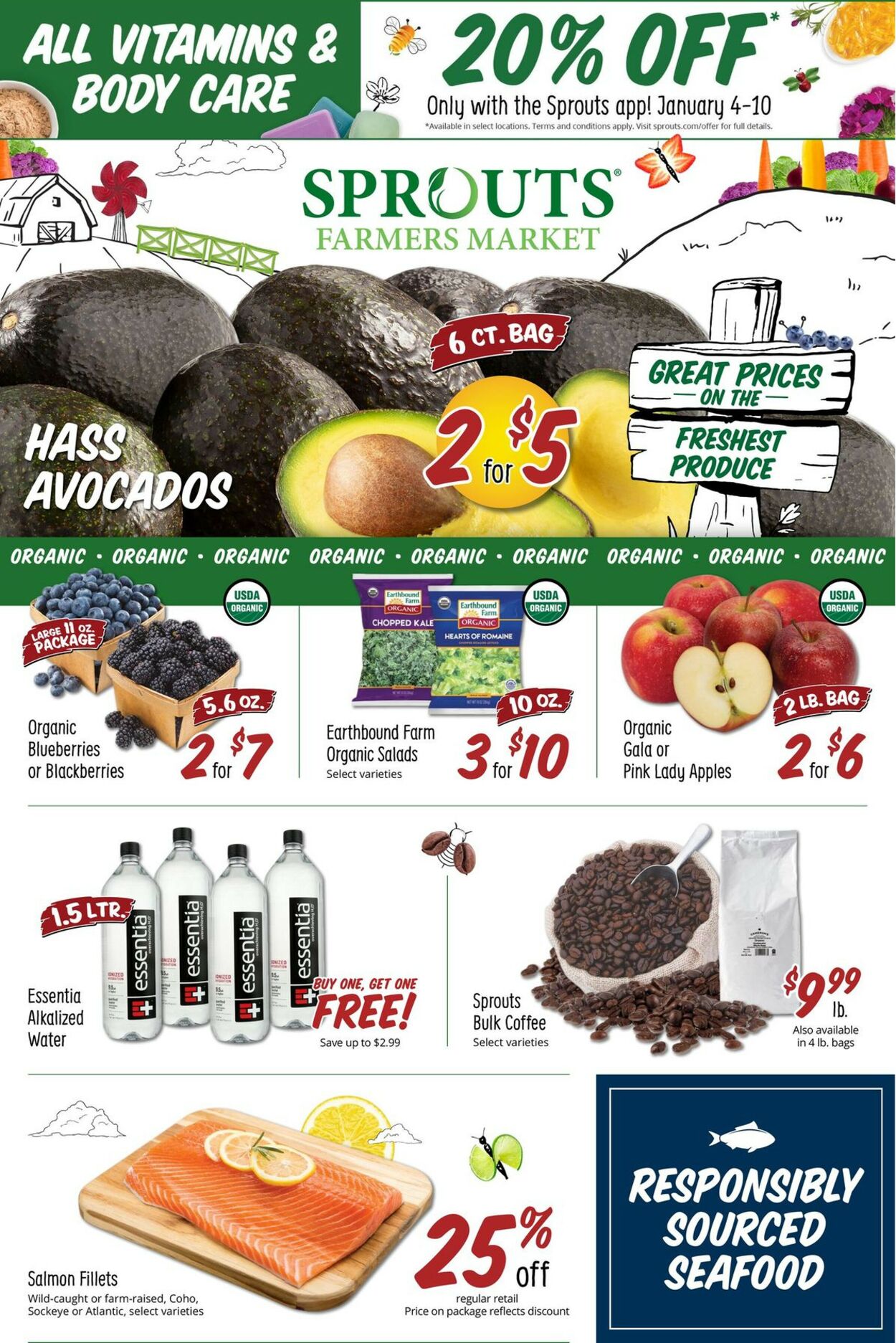 Sprouts Ad from 01/04/2023