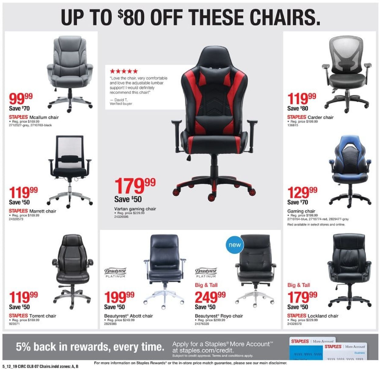 Staples Ad from 05/12/2019
