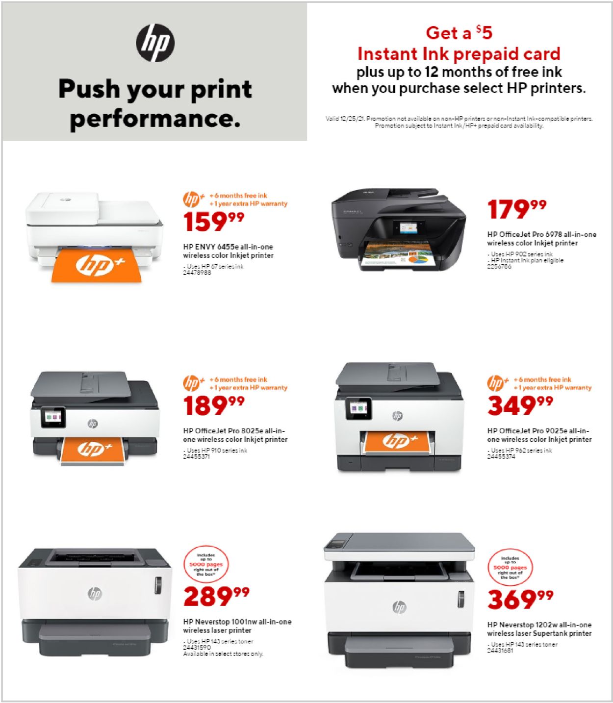 Staples Ad from 11/07/2021
