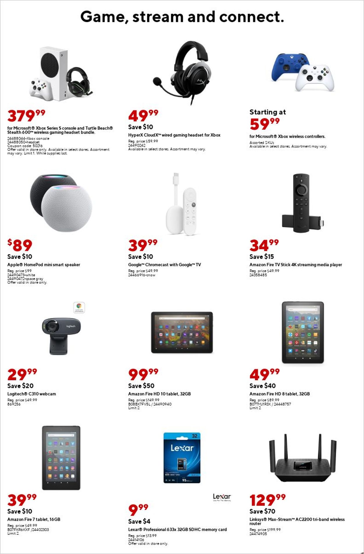 Staples Ad from 04/10/2022