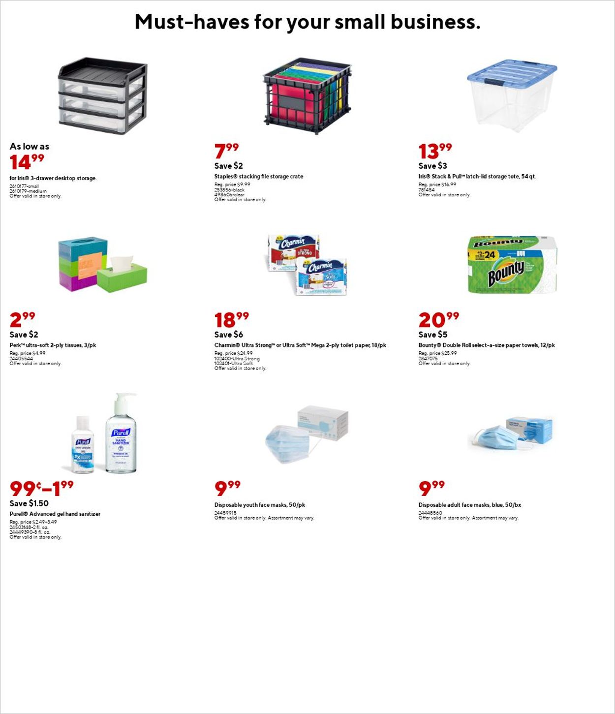Staples Ad from 06/12/2022