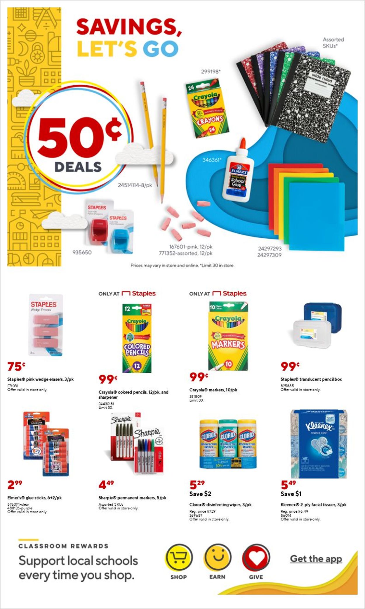 Staples Ad from 07/03/2022