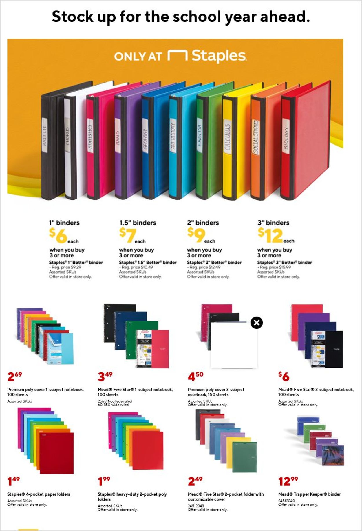 Staples Ad from 07/17/2022