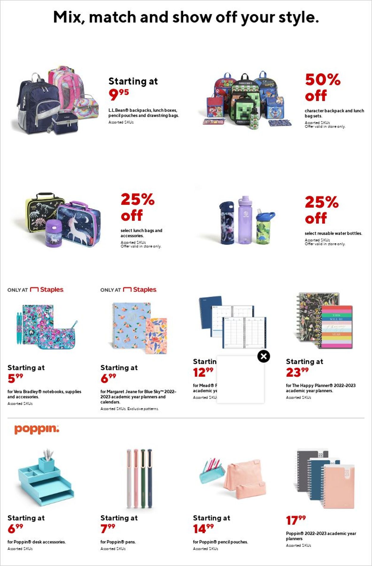 Staples Ad from 07/24/2022