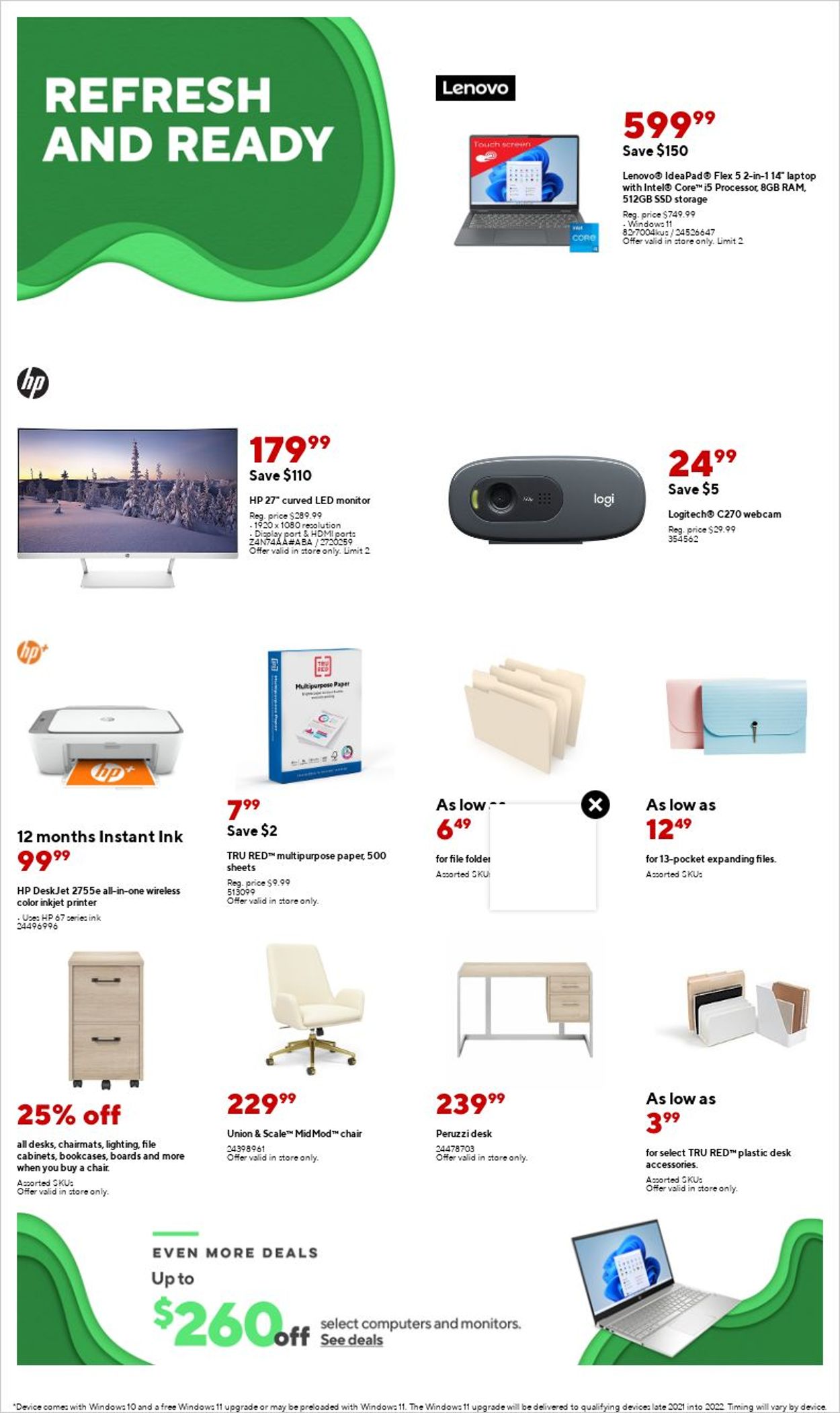 Staples Ad from 08/28/2022