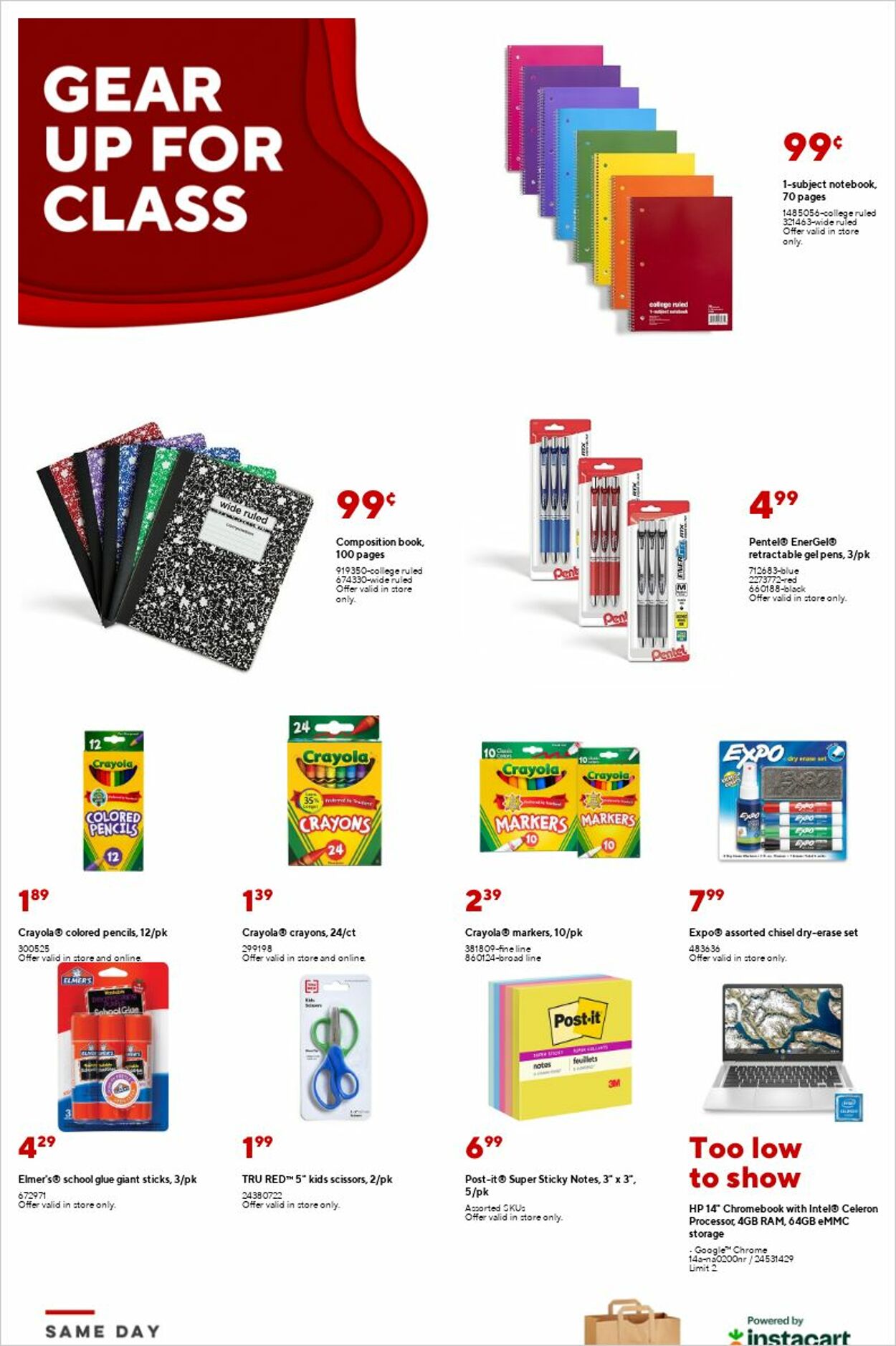 Staples Ad from 01/01/2023