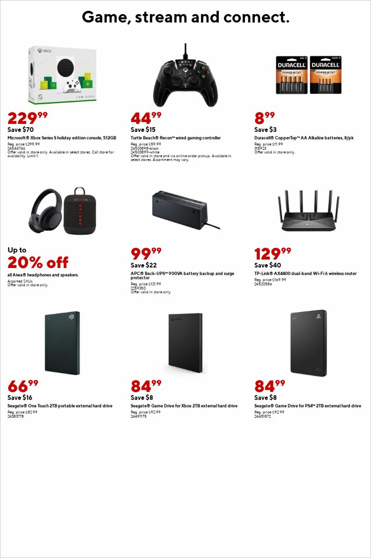 Staples Ad from 01/22/2023