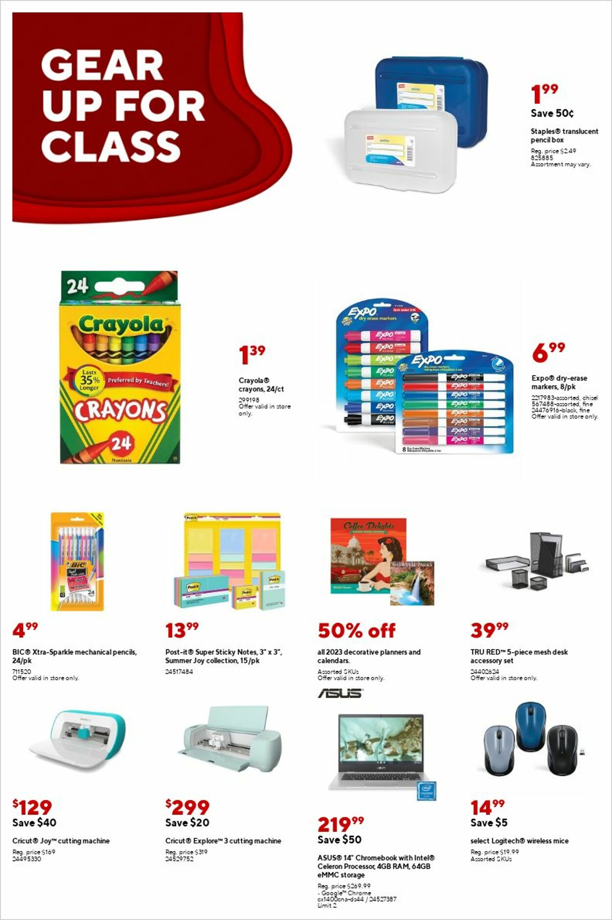 Staples Ad from 02/05/2023