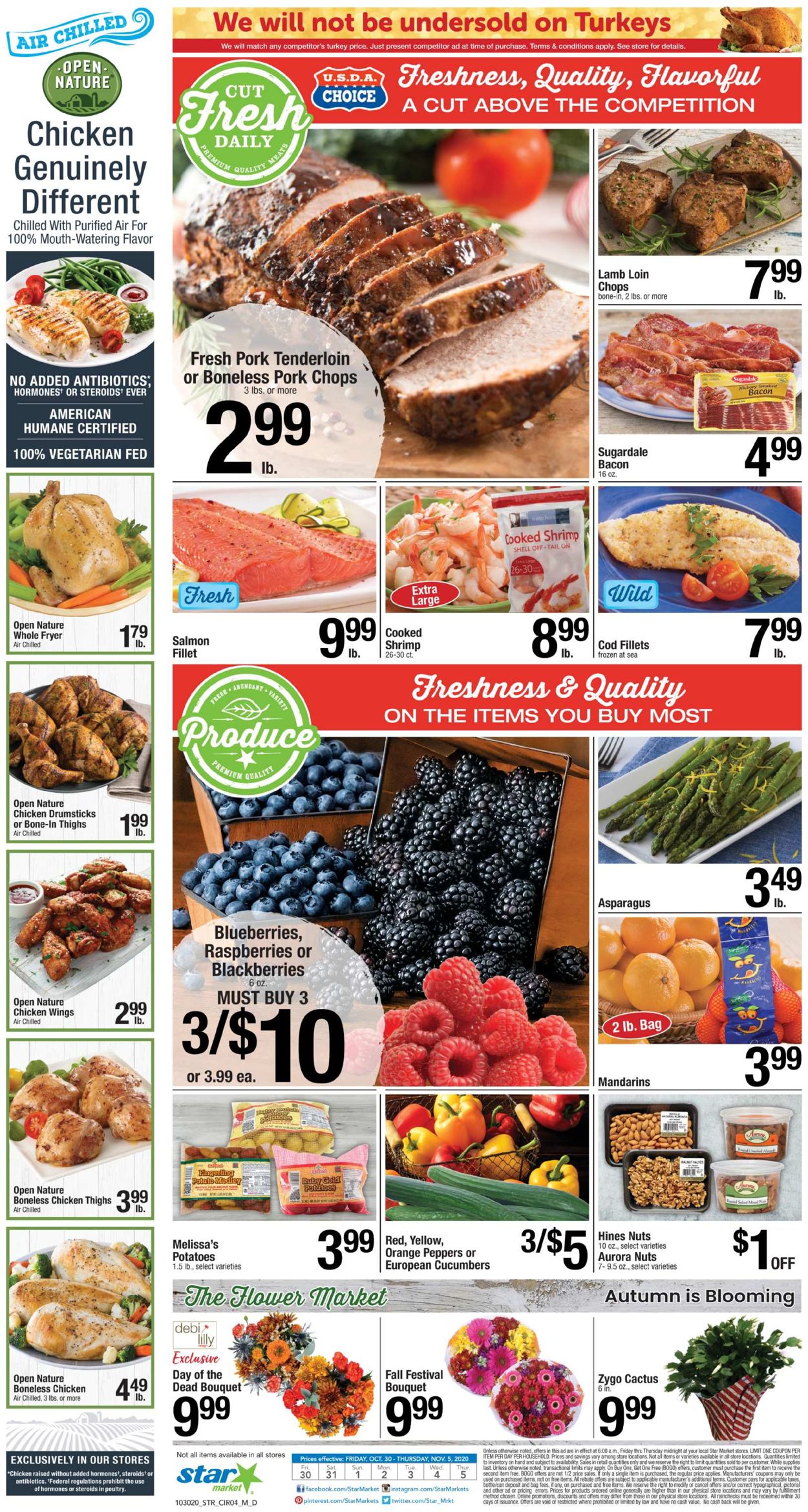 Star Market Ad from 10/30/2020