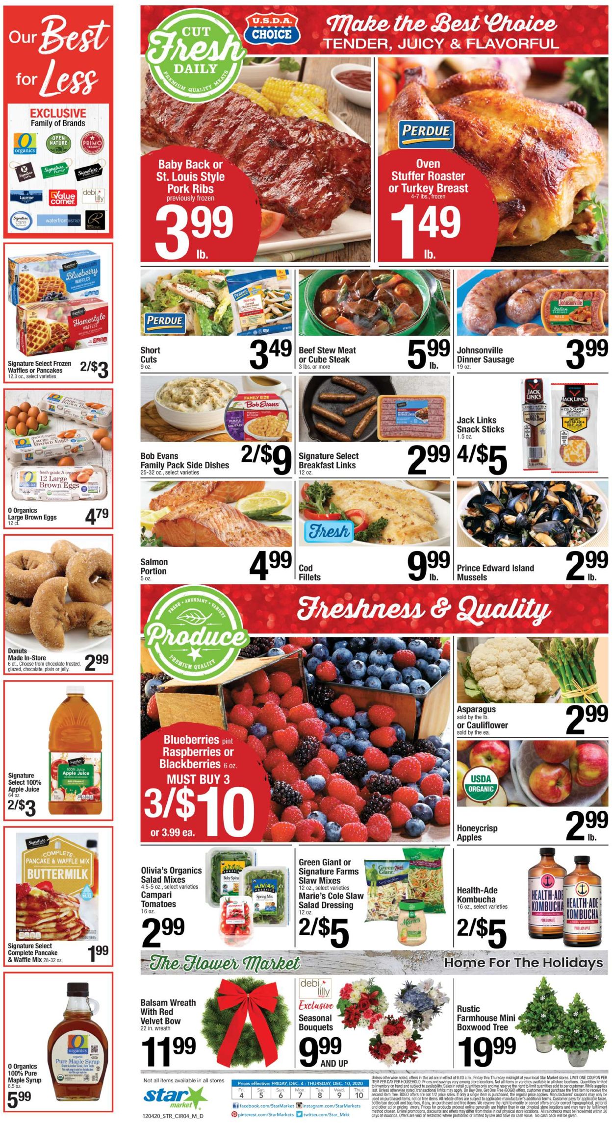 Star Market Ad from 12/04/2020