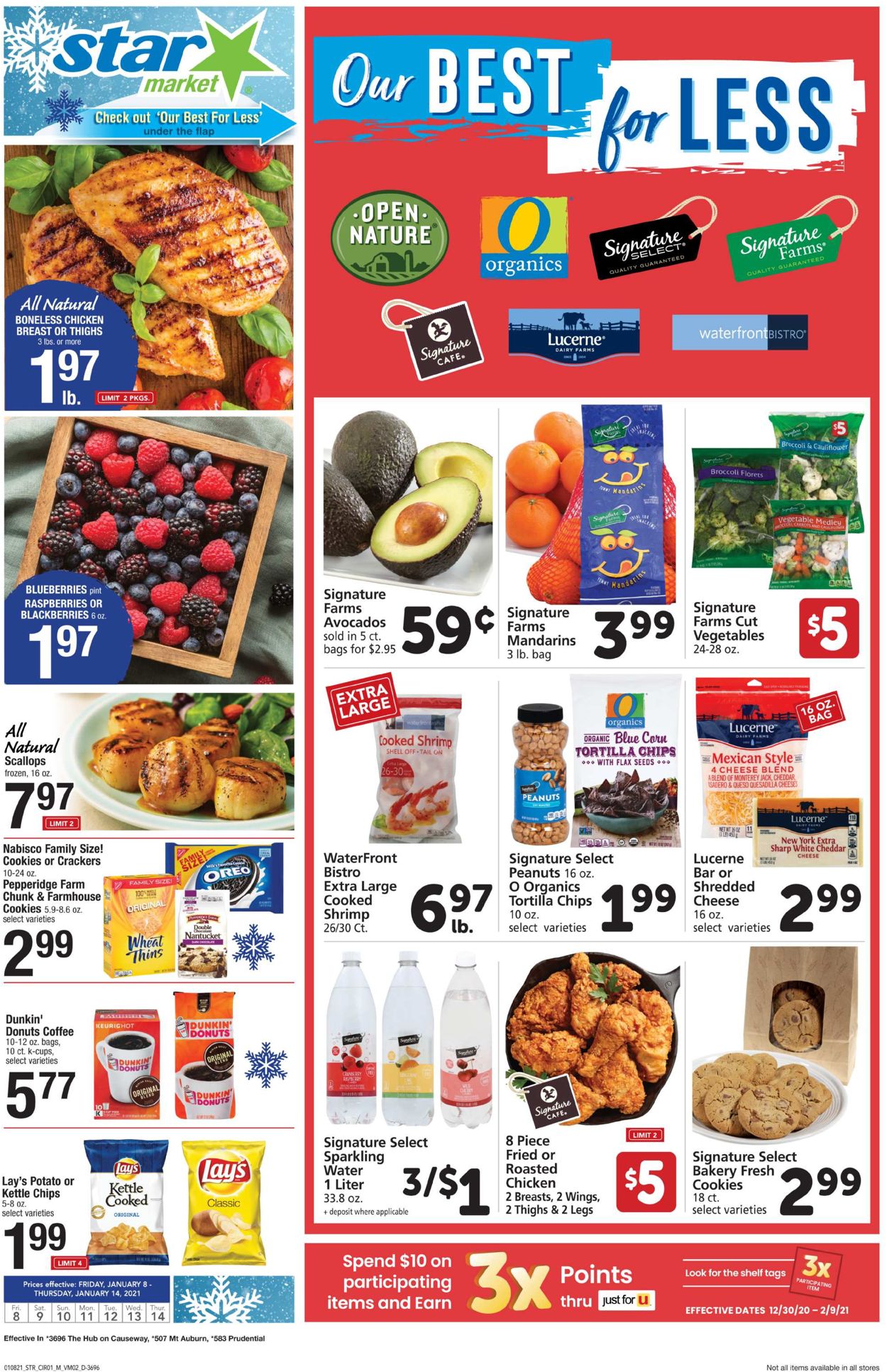 Star Market Ad from 01/08/2021